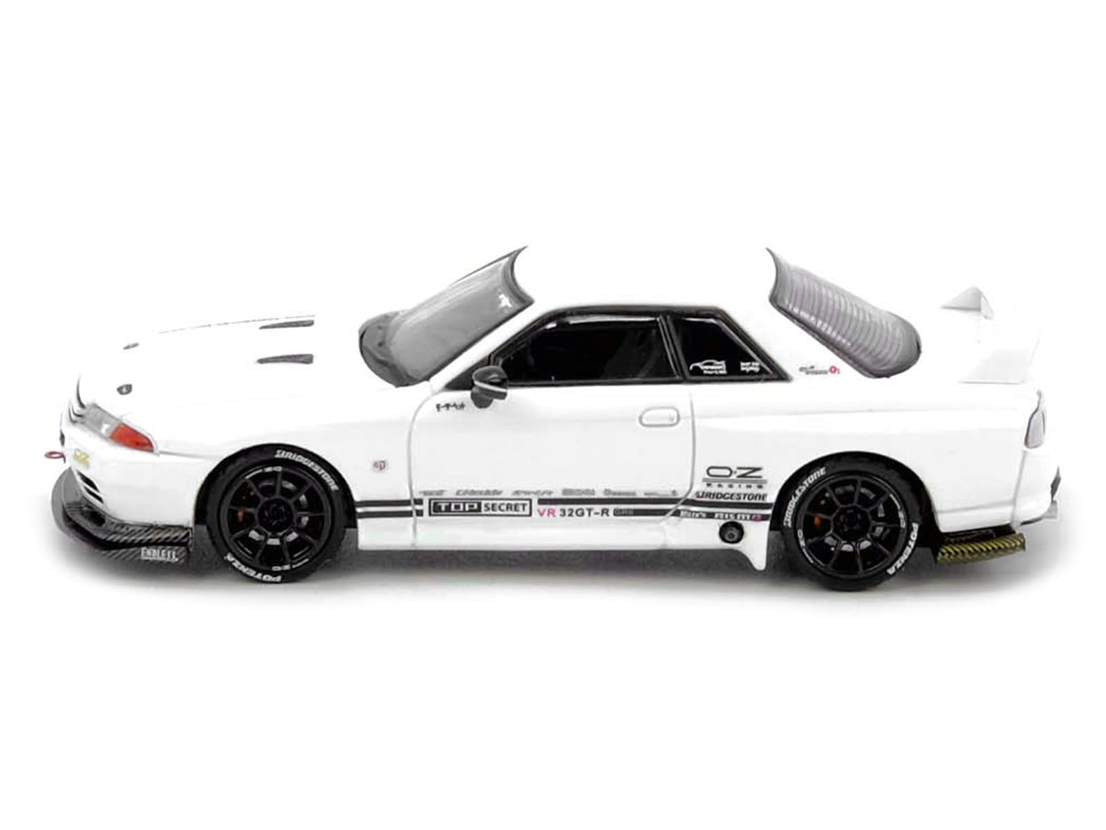 Nissan Skyline "Top Secret" (VR32) GT-R RHD (Right Hand Drive) White 1/64 Diecast Model Car by Inno Models - Image 2