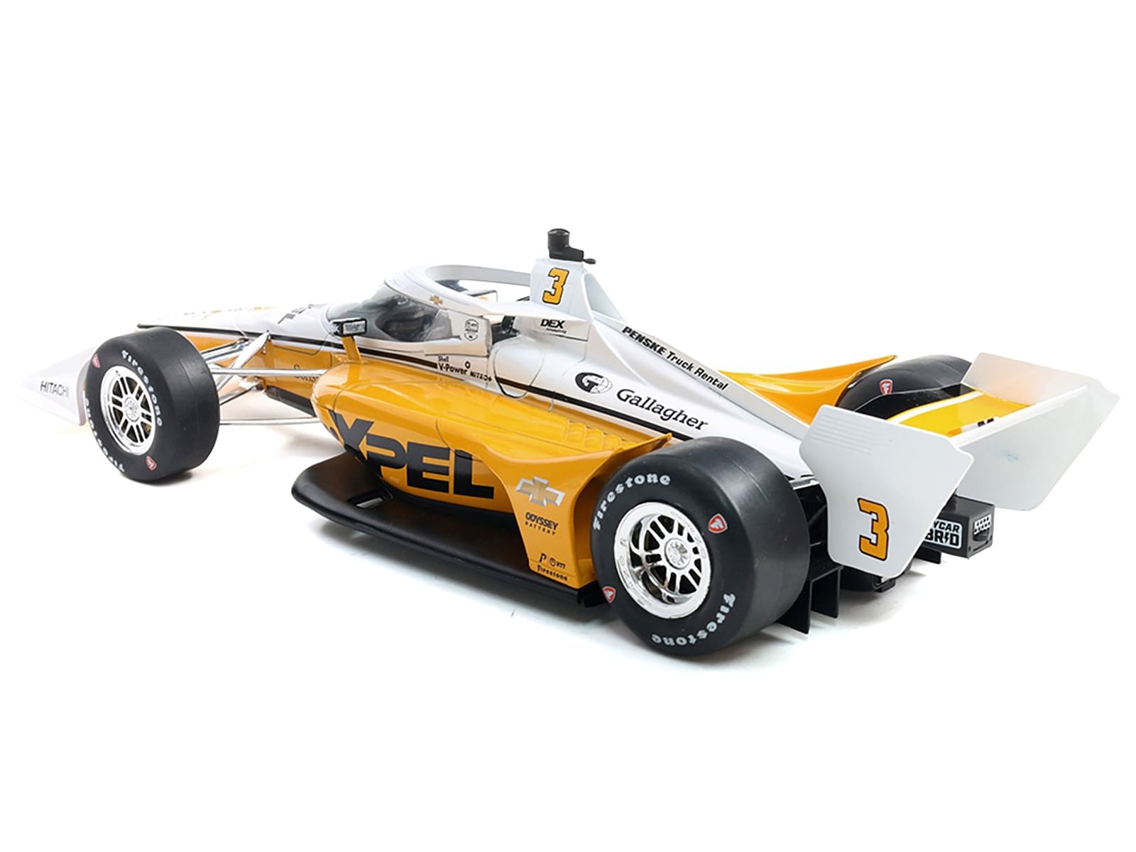 Dallara IndyCar #3 Scott McLaughlin “XPEL” Team Penske (Road Course Configuration) “NTT IndyCar Series” (2025) 1/18 Diecast Model Car by IXO Models