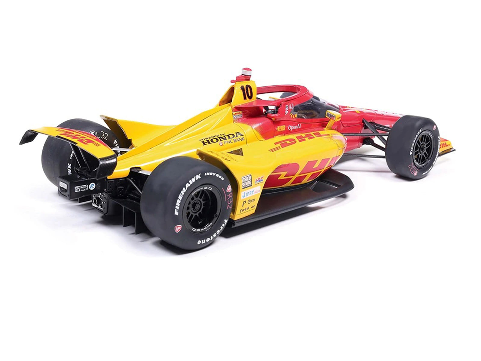 Dallara IndyCar #10 Alex Palou "DHL - Chip Ganassi Racing" Winner "Indianapolis 500" (2025) 1/18 Diecast Model Car by IXO Models - Image 3