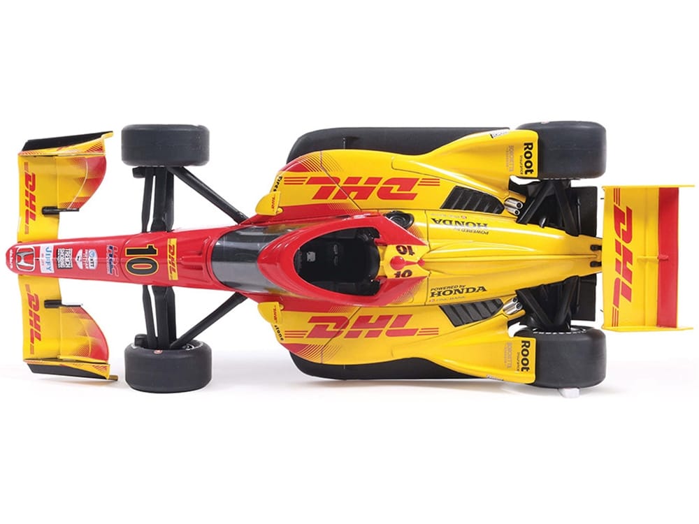 Dallara IndyCar #10 Alex Palou "DHL" Chip Ganassi Racing (Road Course Configuration) Champion "NTT IndyCar Series" (2025) 1/18 Diecast Model Car by IXO Models - Image 5