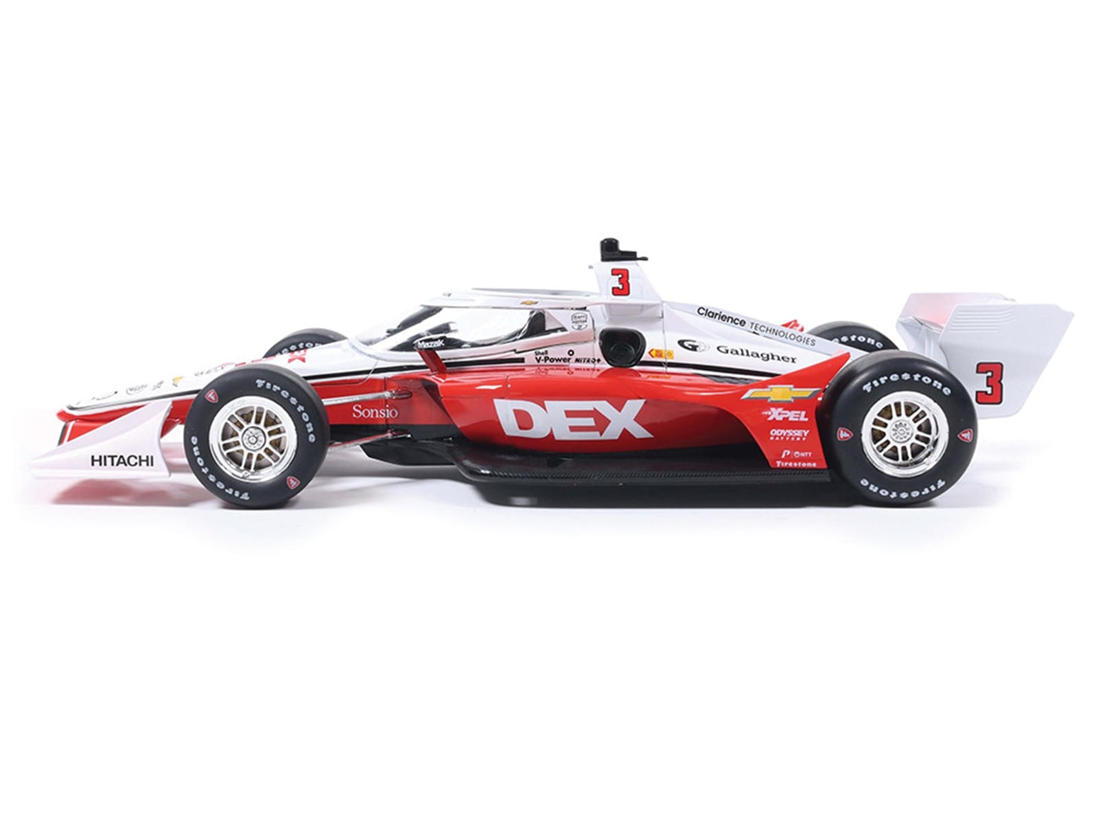Dallara IndyCar #3 Scott McLaughlin "DEX" Team Penske (Road Course Configuration) "NTT IndyCar Series" (2026) 1/18 Diecast Model Car by IXO Models - Image 2