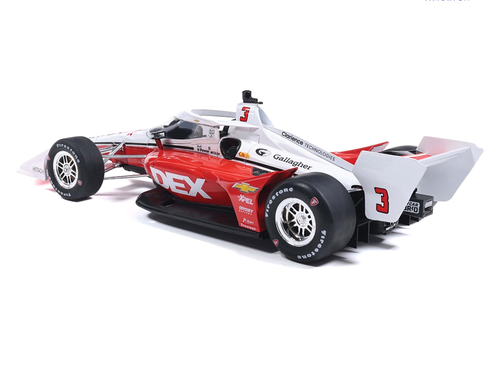 Dallara IndyCar #3 Scott McLaughlin "DEX" Team Penske (Road Course Configuration) "NTT IndyCar Series" (2026) 1/18 Diecast Model Car by IXO Models - Image 3