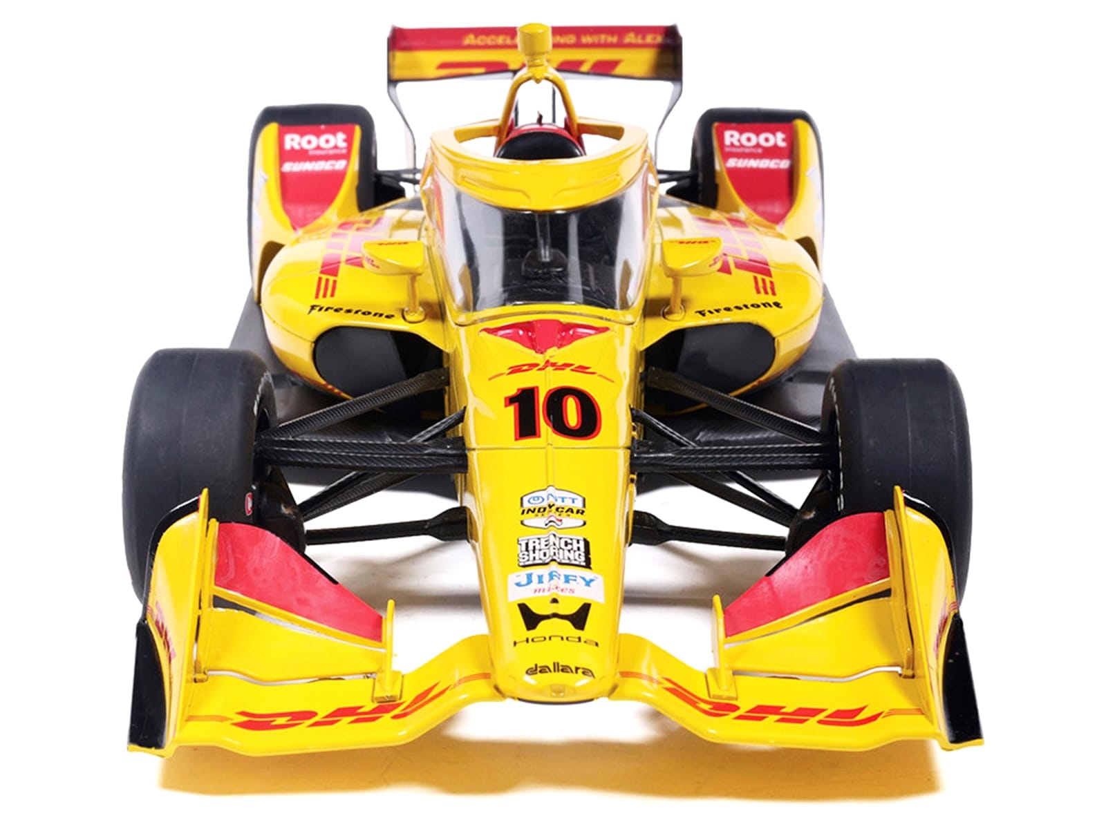 Dallara IndyCar #10 Alex Palou "DHL" Chip Ganassi Racing (Road Course Configuration) "NTT IndyCar Series" (2026) 1/18 Diecast Model Car by IXO Models - Image 4
