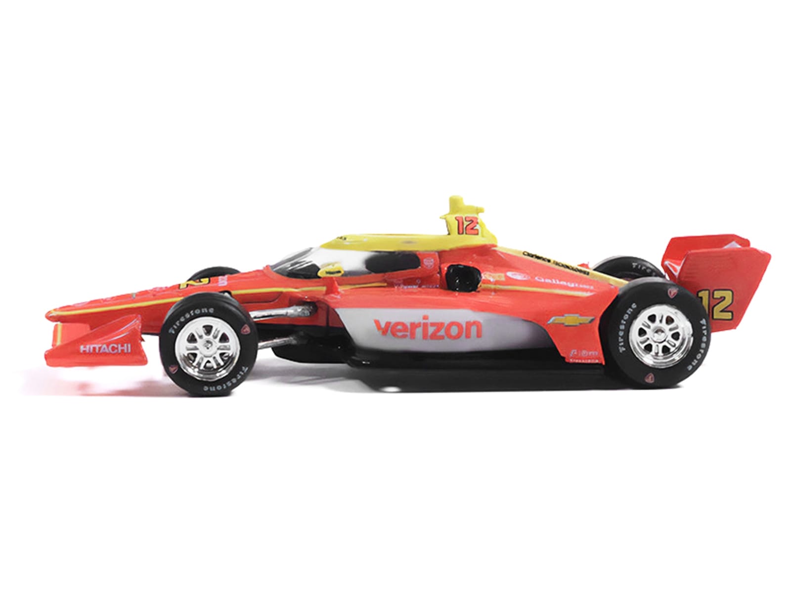 Dallara IndyCar #12 David Malukas "Verizon" Team Penske (Road Course Configuration) "NTT IndyCar Series" (2026) 1/64 Diecast Model by IXO Models - Image 2
