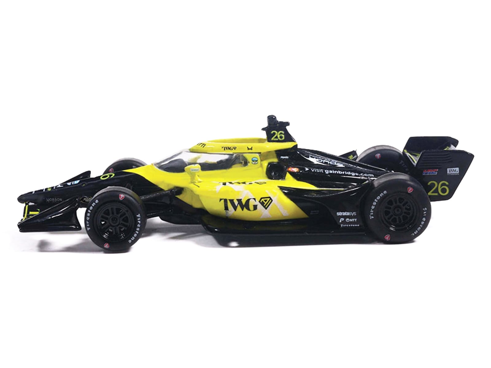 Dallara IndyCar #26 Will Power "TWG" Andretti Global (Road Course Configuration) "NTT IndyCar Series" (2026) 1/64 Diecast Model Car by IXO Models - Image 2