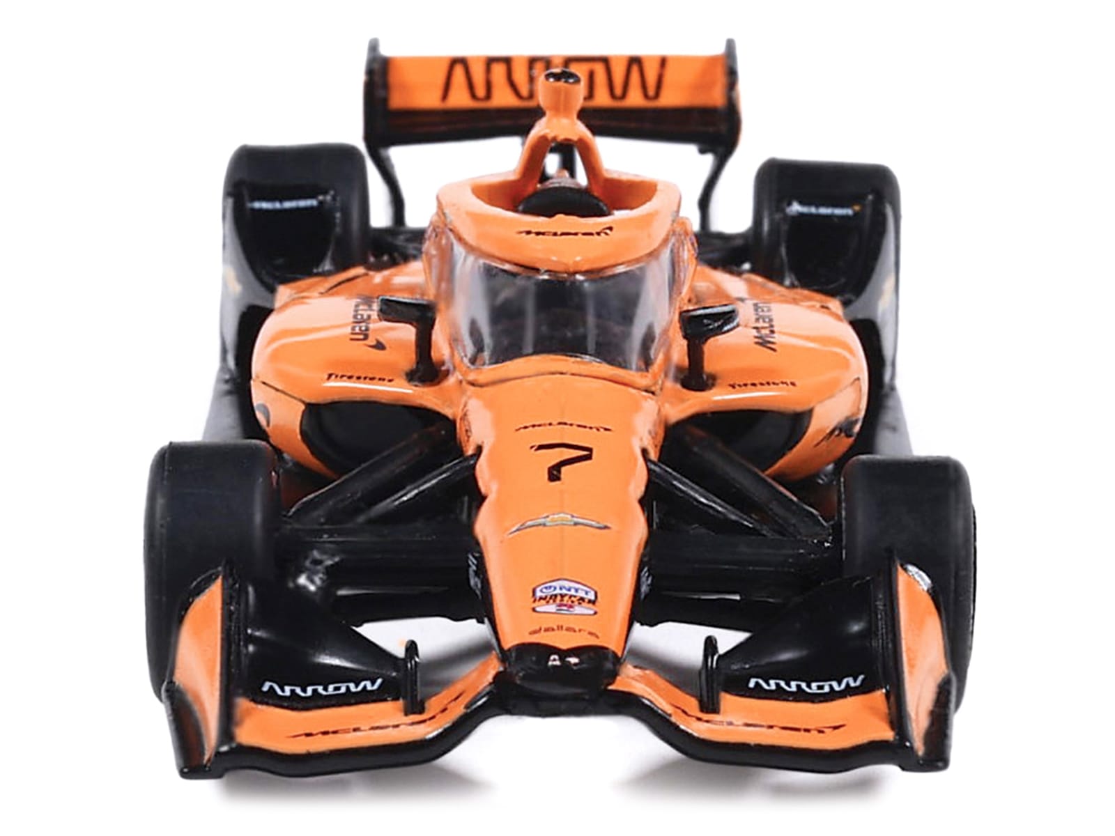 Dallara IndyCar #7 Christian Lundgaard "McLaren" Arrow McLaren IndyCar Team (Road Course Configuration) "NTT IndyCar Series" (2026) 1/64 Diecast Model by IXO Models - Image 5