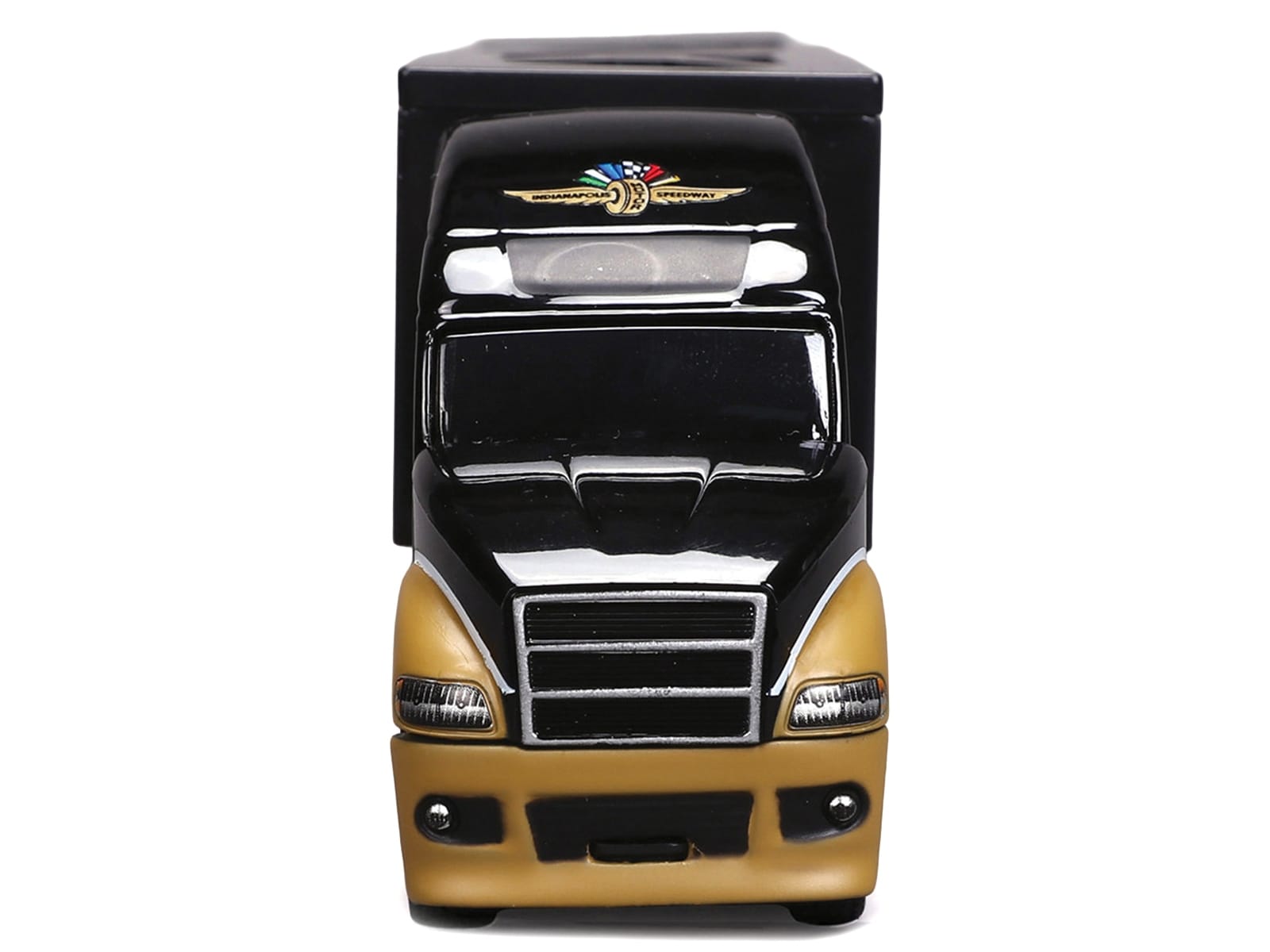 Indianapolis Motor Speedway Hauler Black and Gold 1/64 Diecast Model Car by IXO Models - Image 4