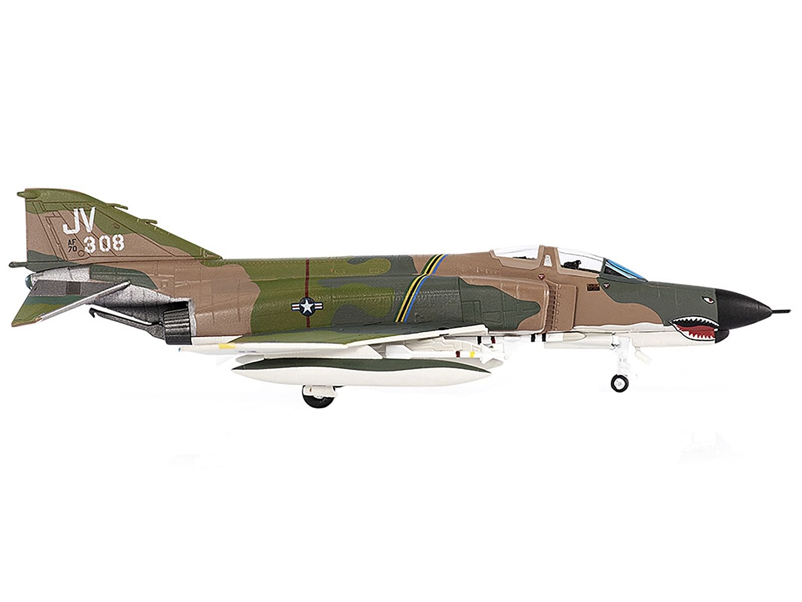 McDonnell Douglas F-4E Phantom II War Plane “USAF 469th TFS 388th Tactical Fighter Wing Karat AFB” (1970) 1/144 Diecast Model by JC Wings