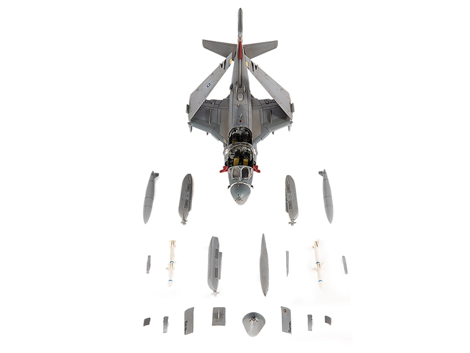 Grumman EA-6B Prowler Attack Aircraft "VAQ-136 Gauntlets USS George Washington" (2012) United States Navy 1/72 Diecast Model by JC Wings - Image 5