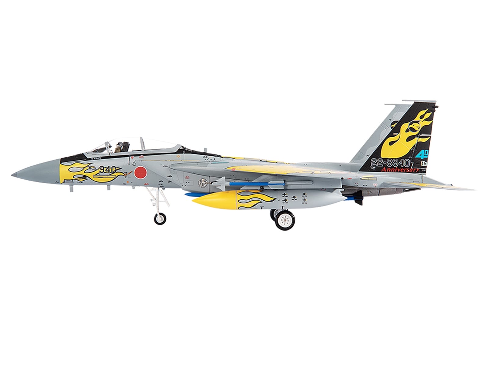 Mitsubishi F-15J Eagle Fighter Aircraft "306th Tactical Fighter Squadron 40th Anniversary" (2021) JASDF (Japan Air Self-Defense Force) 1/72 Diecast Model by JC Wings - Image 2