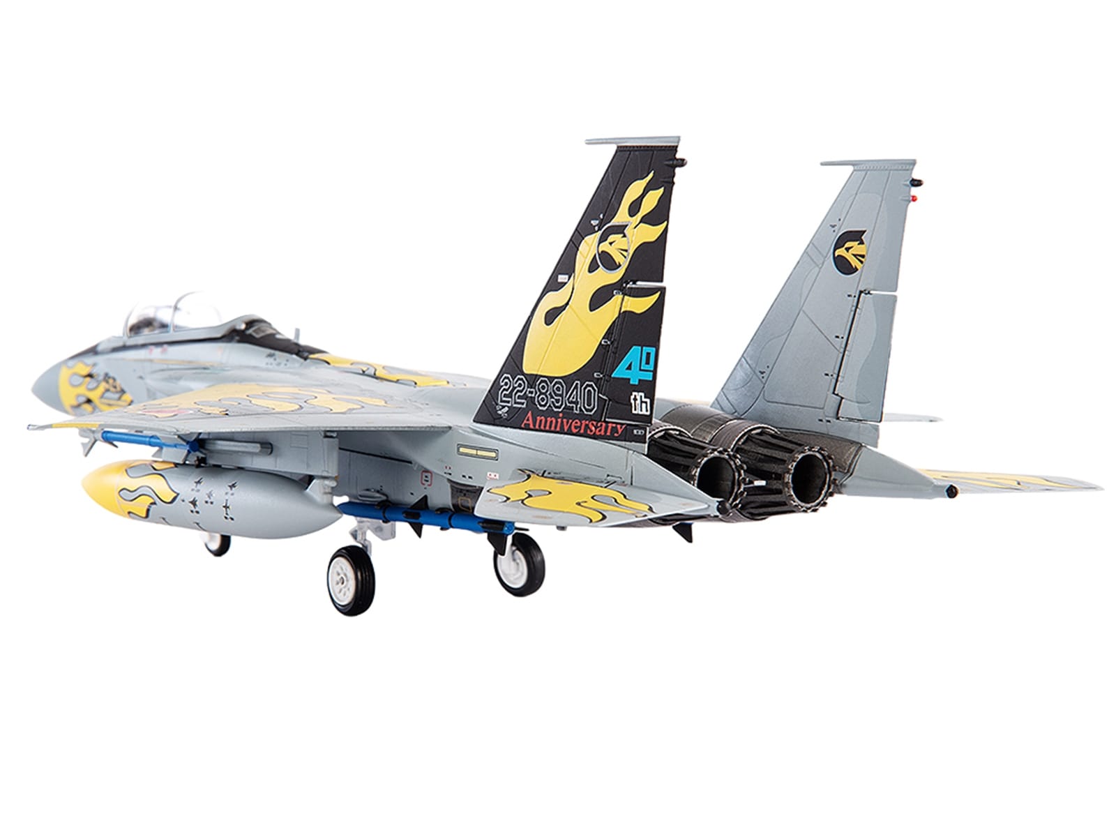 Mitsubishi F-15J Eagle Fighter Aircraft "306th Tactical Fighter Squadron 40th Anniversary" (2021) JASDF (Japan Air Self-Defense Force) 1/72 Diecast Model by JC Wings - Image 4