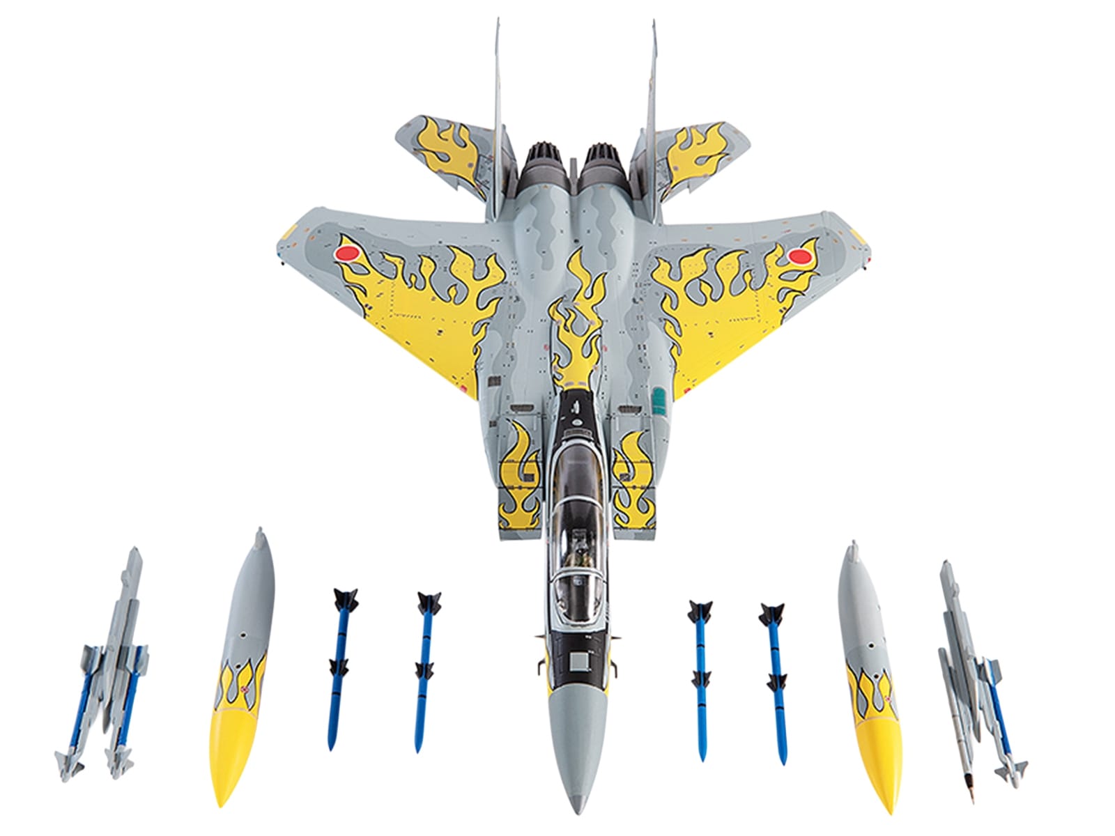 Mitsubishi F-15J Eagle Fighter Aircraft "306th Tactical Fighter Squadron 40th Anniversary" (2021) JASDF (Japan Air Self-Defense Force) 1/72 Diecast Model by JC Wings - Image 5