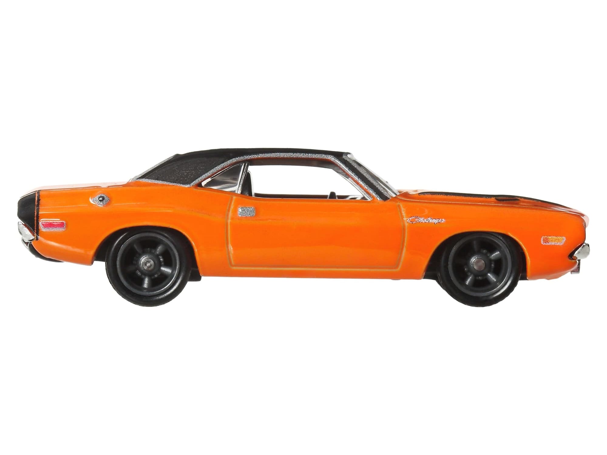 1970 Dodge Challenger R/T Orange with Black Hood and Top "2 Fast 2 Furious" (2003) Movie "Fast & Furious" Series Diecast Model Car by Hot Wheels - Image 3