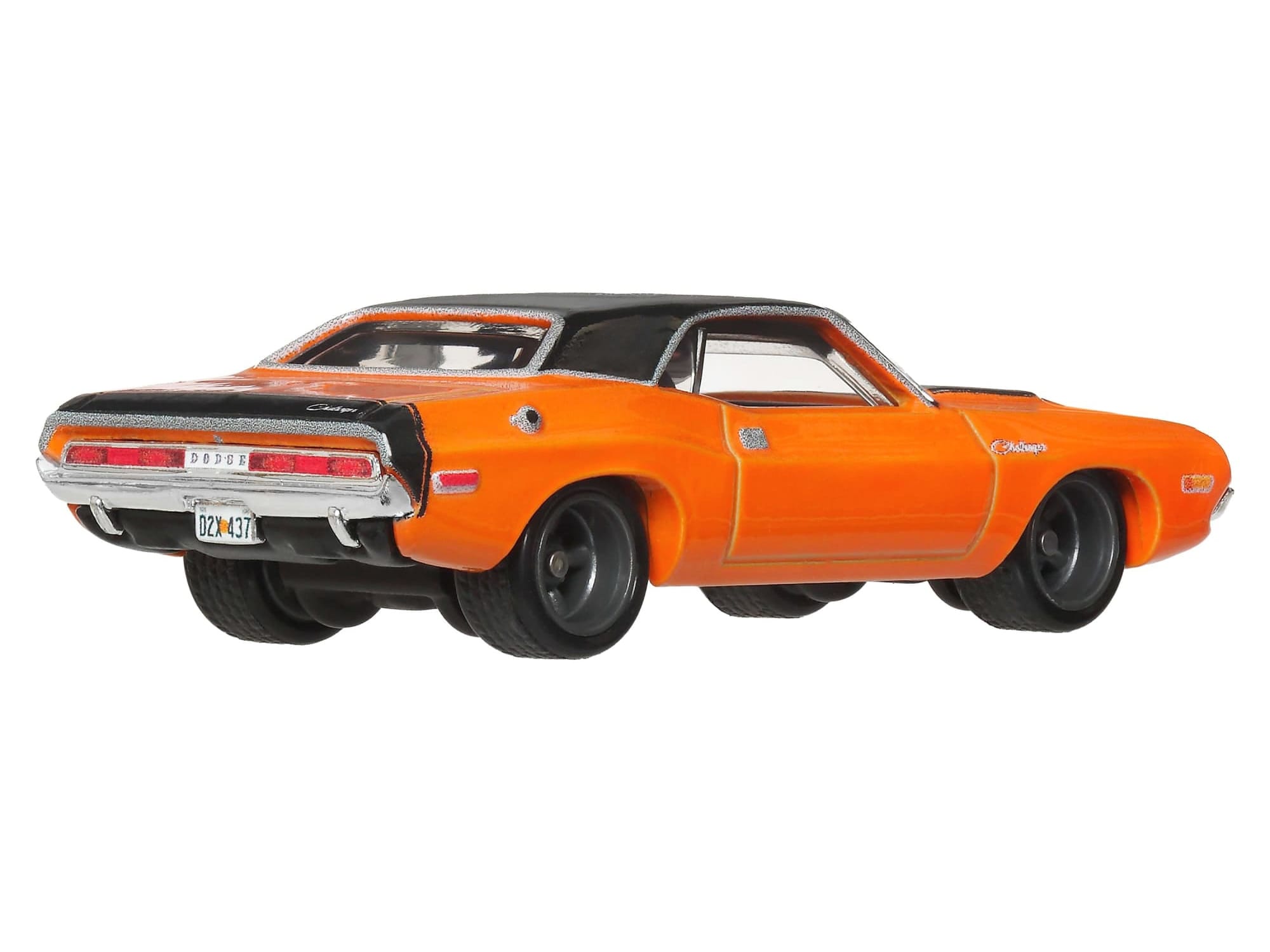 1970 Dodge Challenger R/T Orange with Black Hood and Top "2 Fast 2 Furious" (2003) Movie "Fast & Furious" Series Diecast Model Car by Hot Wheels - Image 4