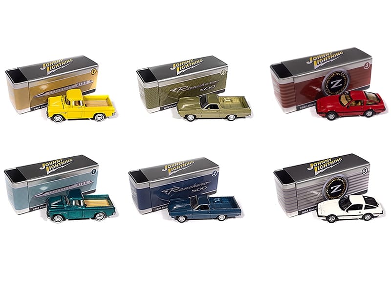 Johnny Lightning Collector's Tin 2025 Set of 6 Cars Release 3 Limited Edition 1/64 Diecast Model Cars by Johnny Lightning - Image 2
