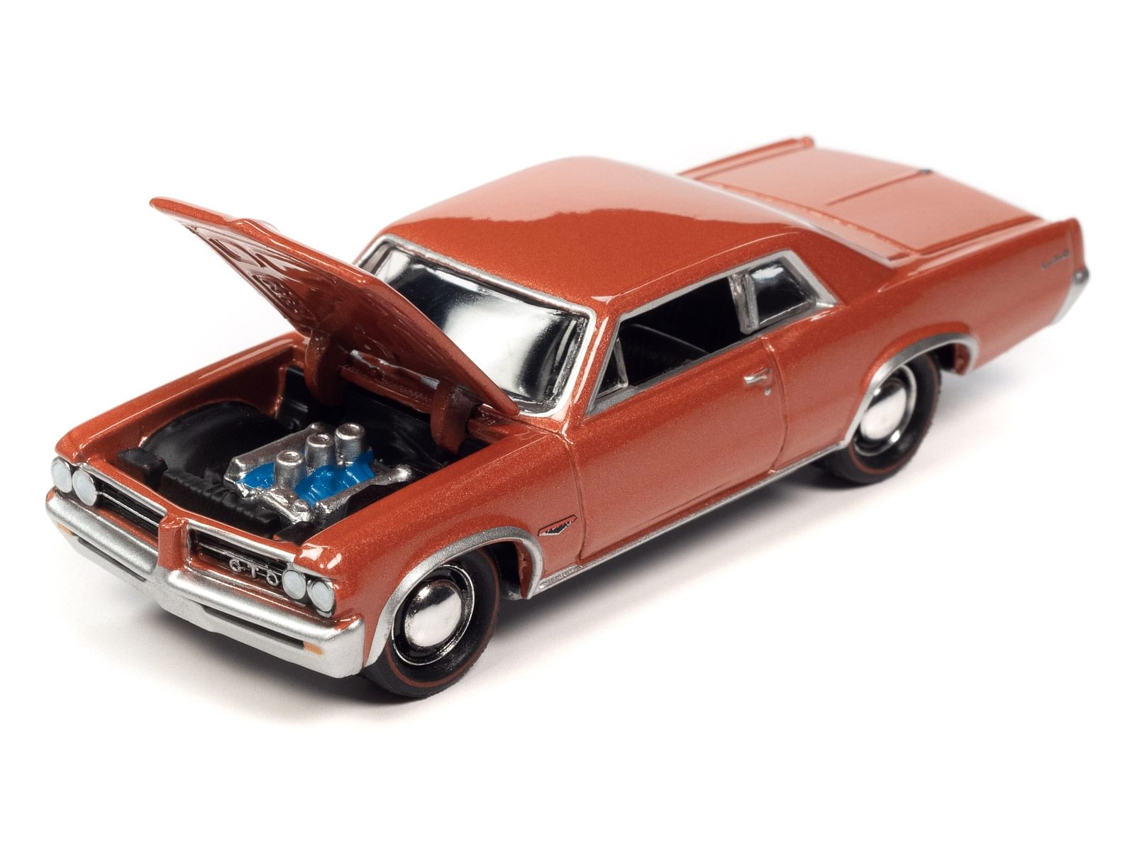 1964 Pontiac GTO Sunfire Red Metallic Limited Edition to 2500 pieces Worldwide “OK Used Cars” 2023 Series 1/64 Diecast Model Car by Johnny Lightning