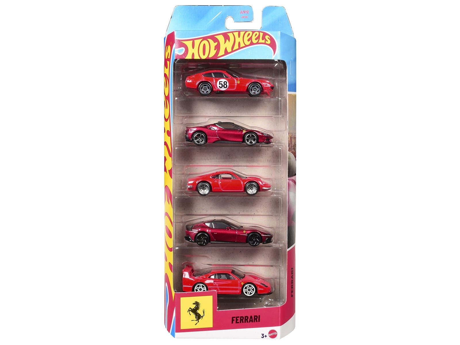 Ferrari 5 piece Set by Hot Wheels Diecast Model Cars by Hot Wheels