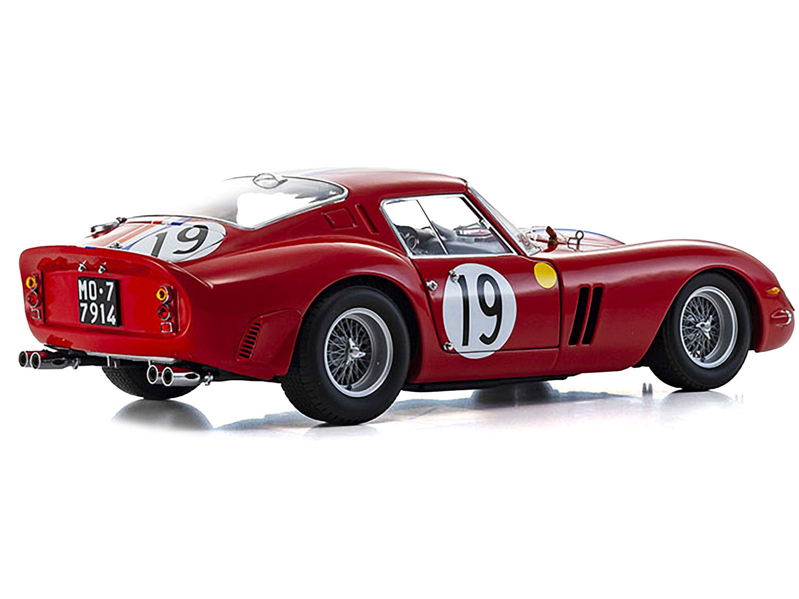 Ferrari 250 GTO #19 Pierre Noblet – Jean Guichet 2nd Place “24 Hours of Le Mans” (1962) 1/18 Diecast Model Car by Kyosho