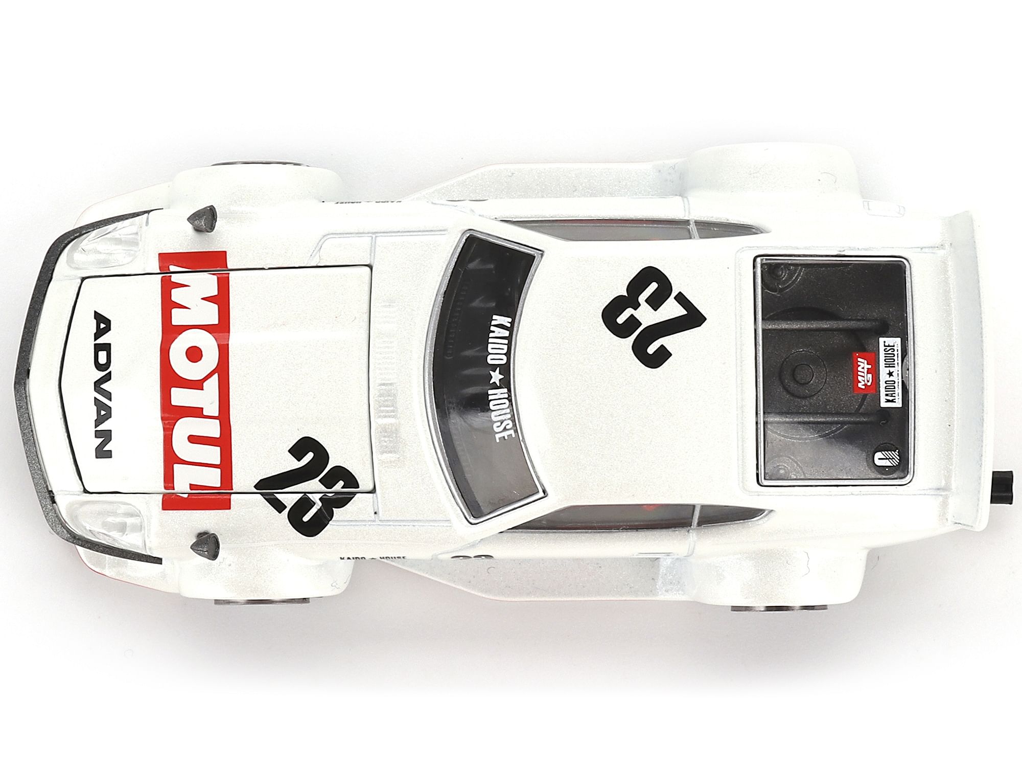 Datsun Fairlady Z KAIDO MOTUL V3 RHD (Right Hand Drive) #23 White (Designed by Jun Imai) “Kaido House” Special 1/64 Diecast Model Car by True Scale Miniatures