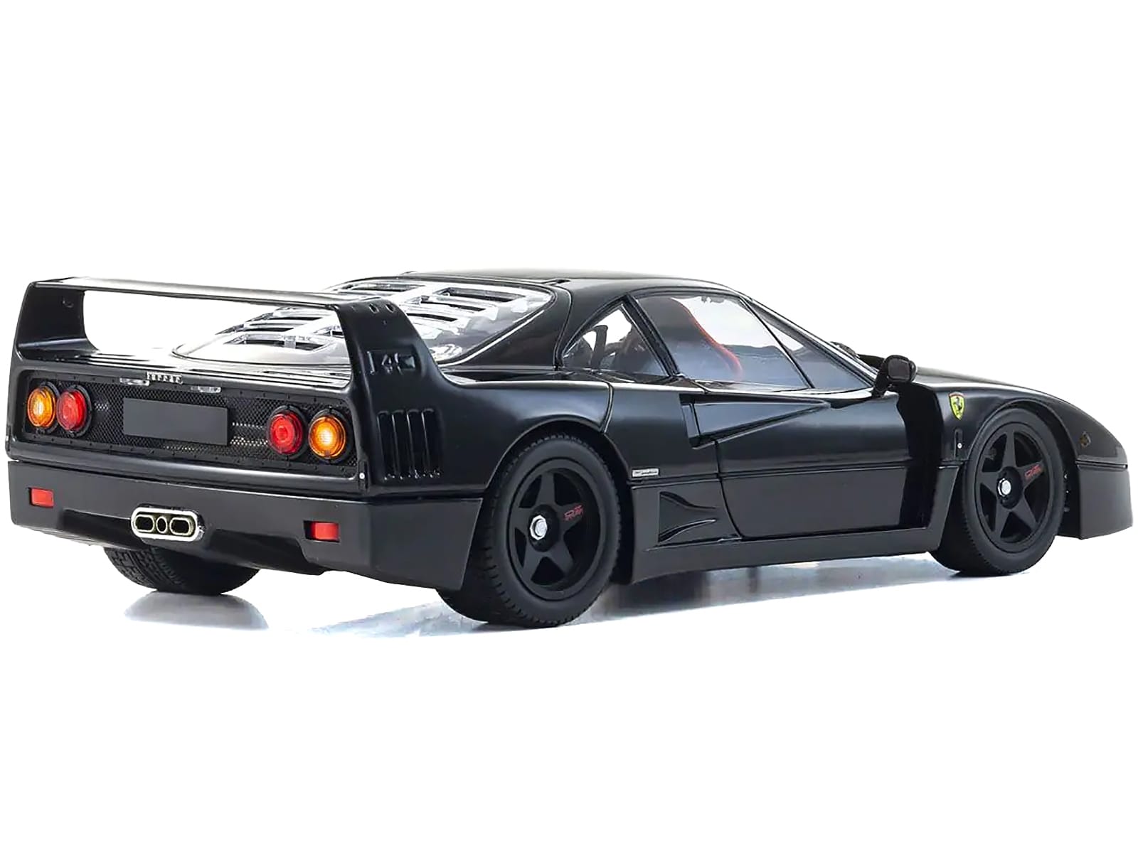 Ferrari F40 Black 1/18 Diecast Model Car by Kyosho - Image 2