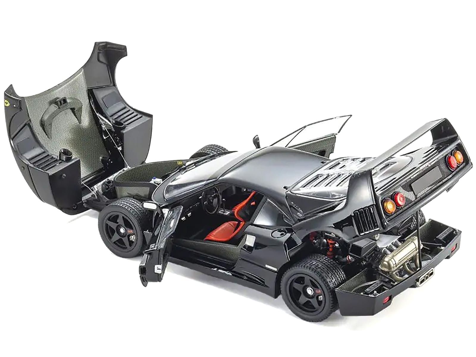 Ferrari F40 Black 1/18 Diecast Model Car by Kyosho - Image 3