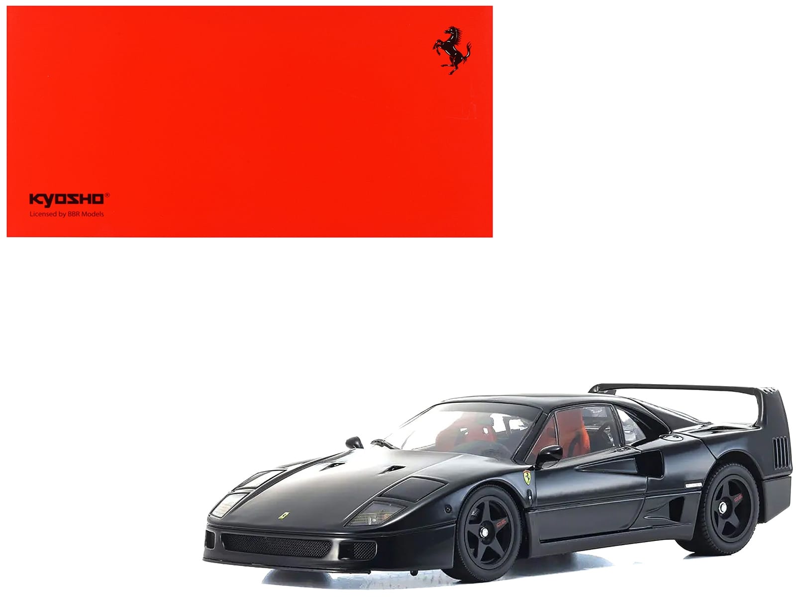 Ferrari F40 Black 1/18 Diecast Model Car by Kyosho - Image 5