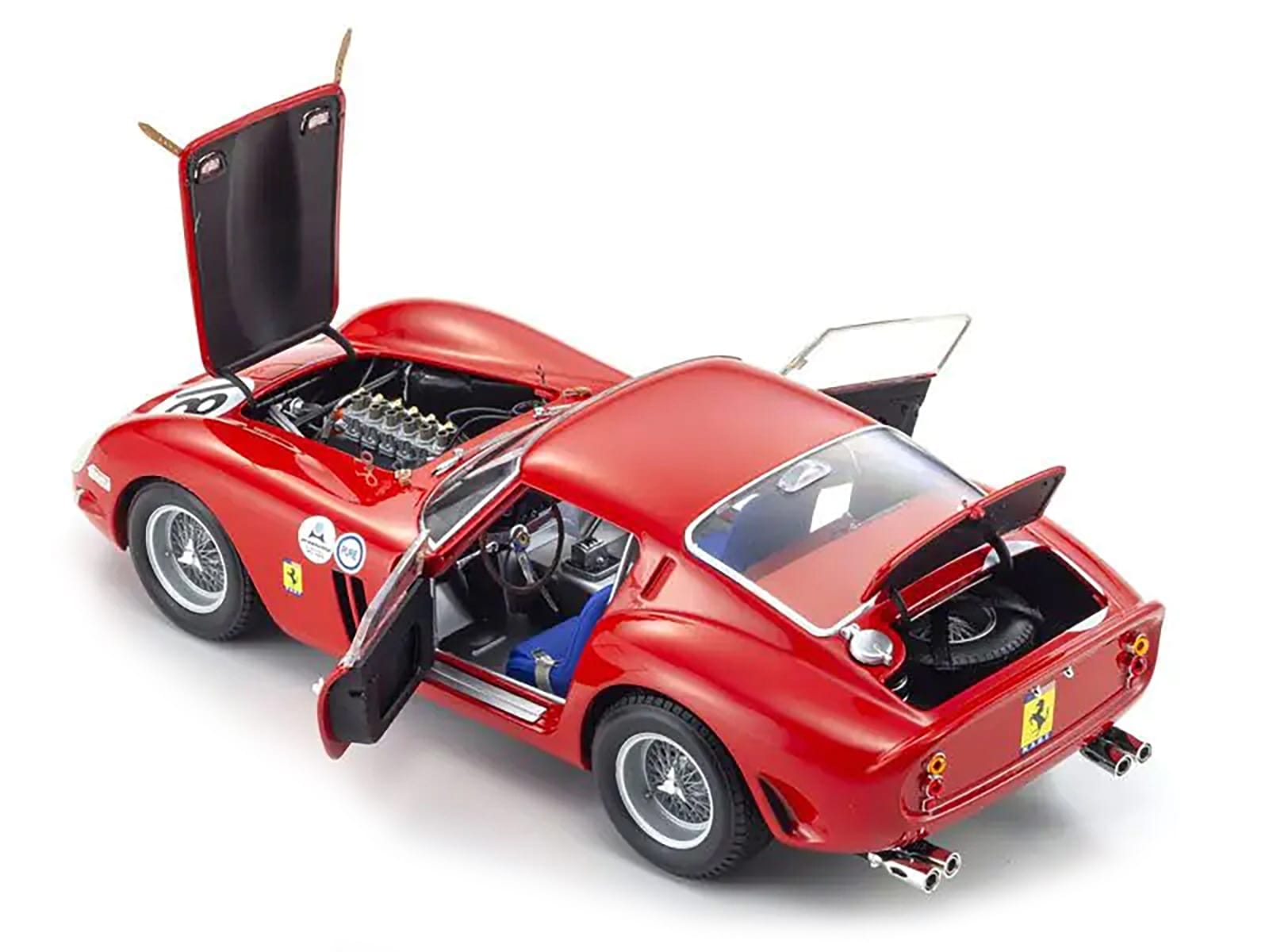 Ferrari 250 GTO #18 Pedro Rodriguez Winner "Daytona 3 Hours" (1963) 1/18 Diecast Model Car by Kyosho - Image 4