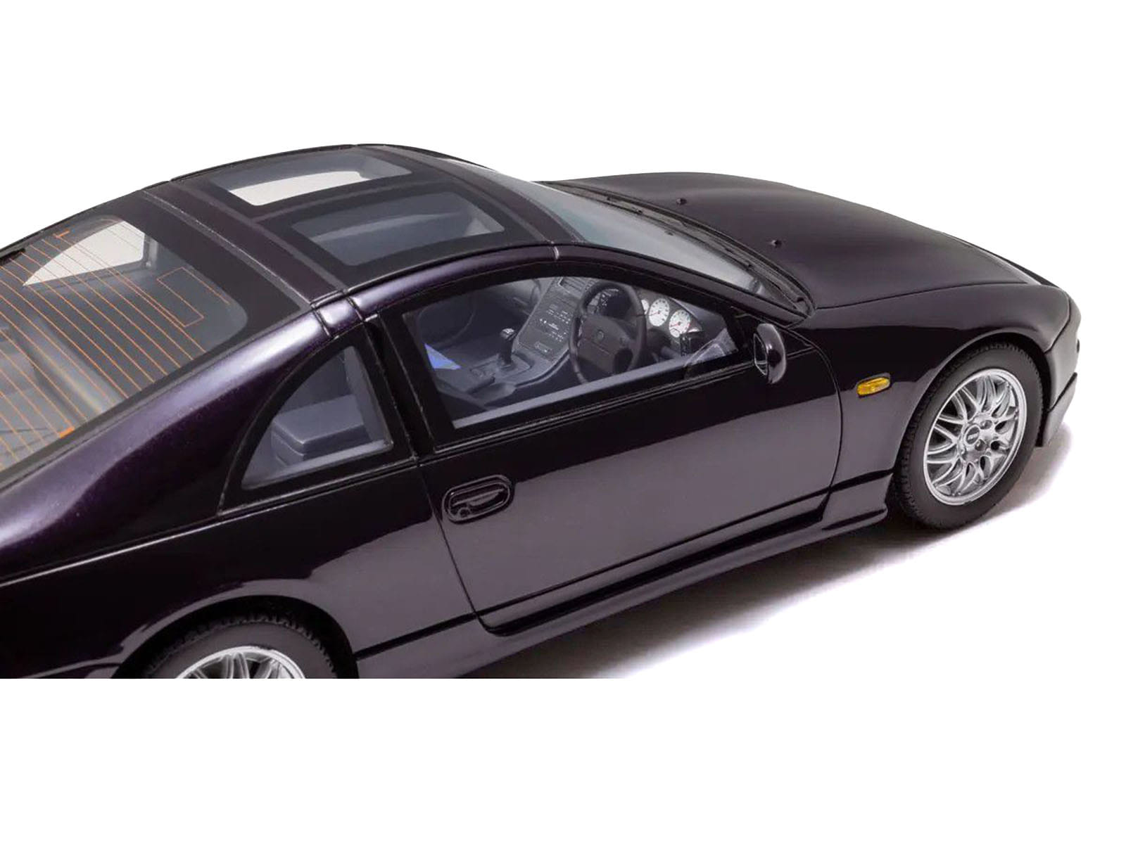 Nissan Fairlady Z (Z32) Version R 2by2 RHD (Right Hand Drive) Purple Metallic 1/18 Model Car by Kyosho - Image 2