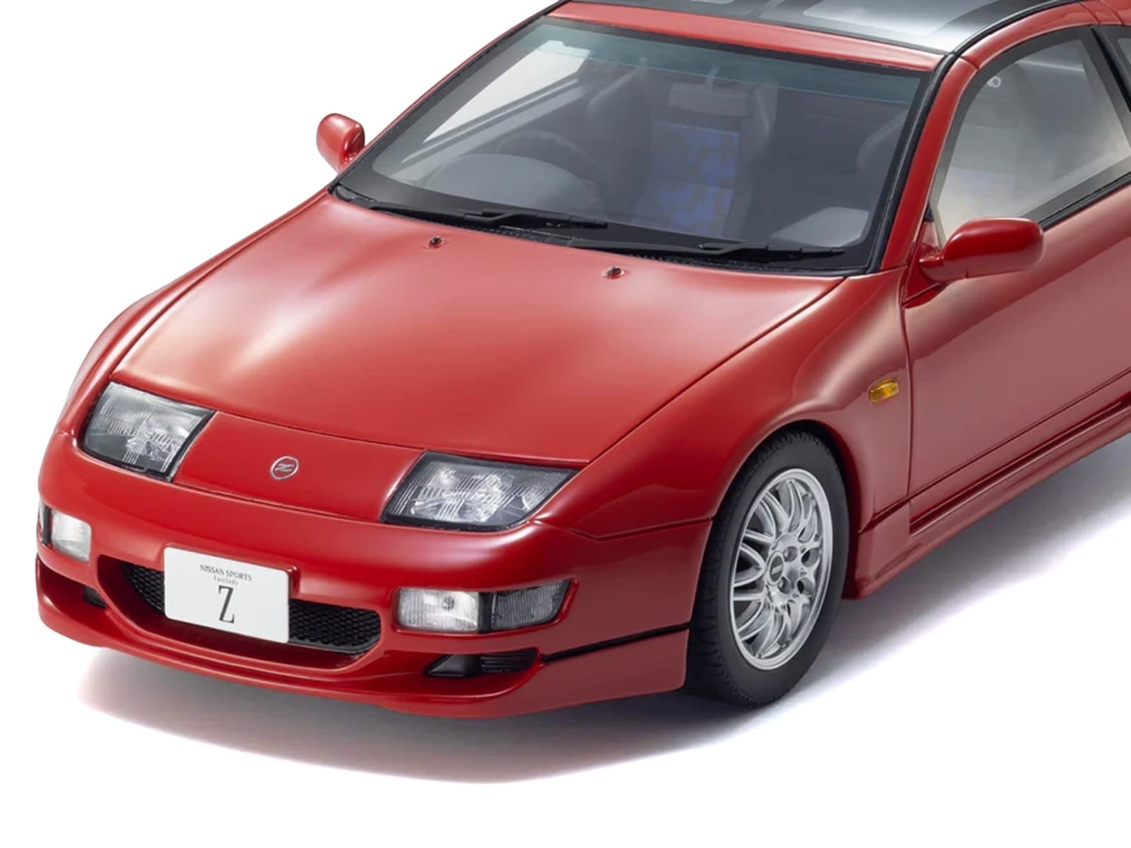 Nissan Fairlady Z (Z32) Version R 2by2 RHD (Right Hand Drive) Red 1/18 Model Car by Kyosho KSR18028P - Image 2