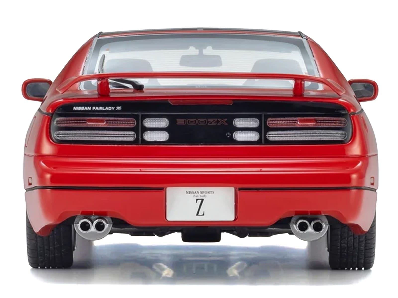 Nissan Fairlady Z (Z32) Version R 2by2 RHD (Right Hand Drive) Red 1/18 Model Car by Kyosho KSR18028P - Image 5