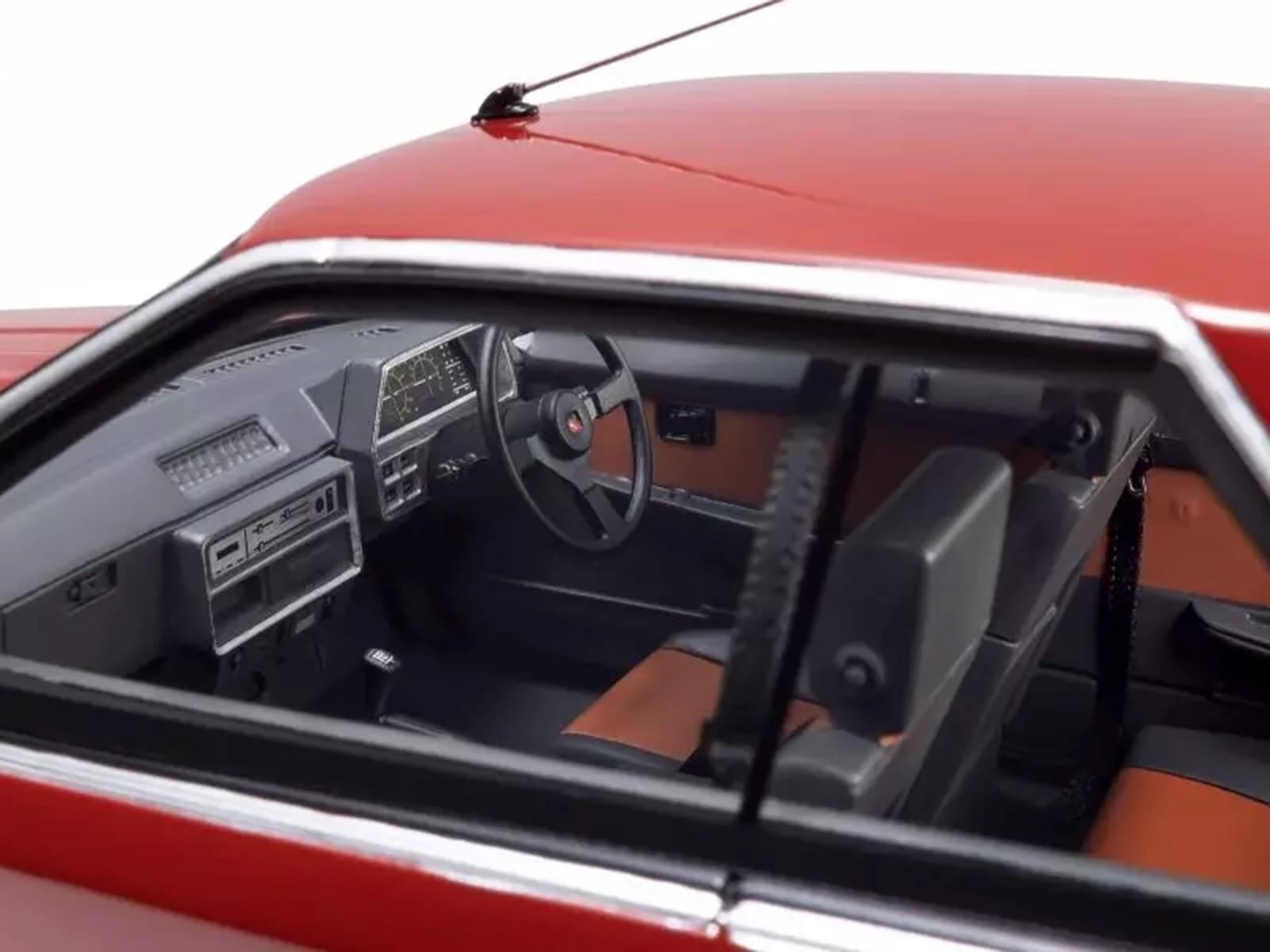 Nissan Skyline 2000 Turbo Intercooler RS-X RHD (Right Hand Drive) Red and Black 1/18 Model Car by Kyosho - Image 2