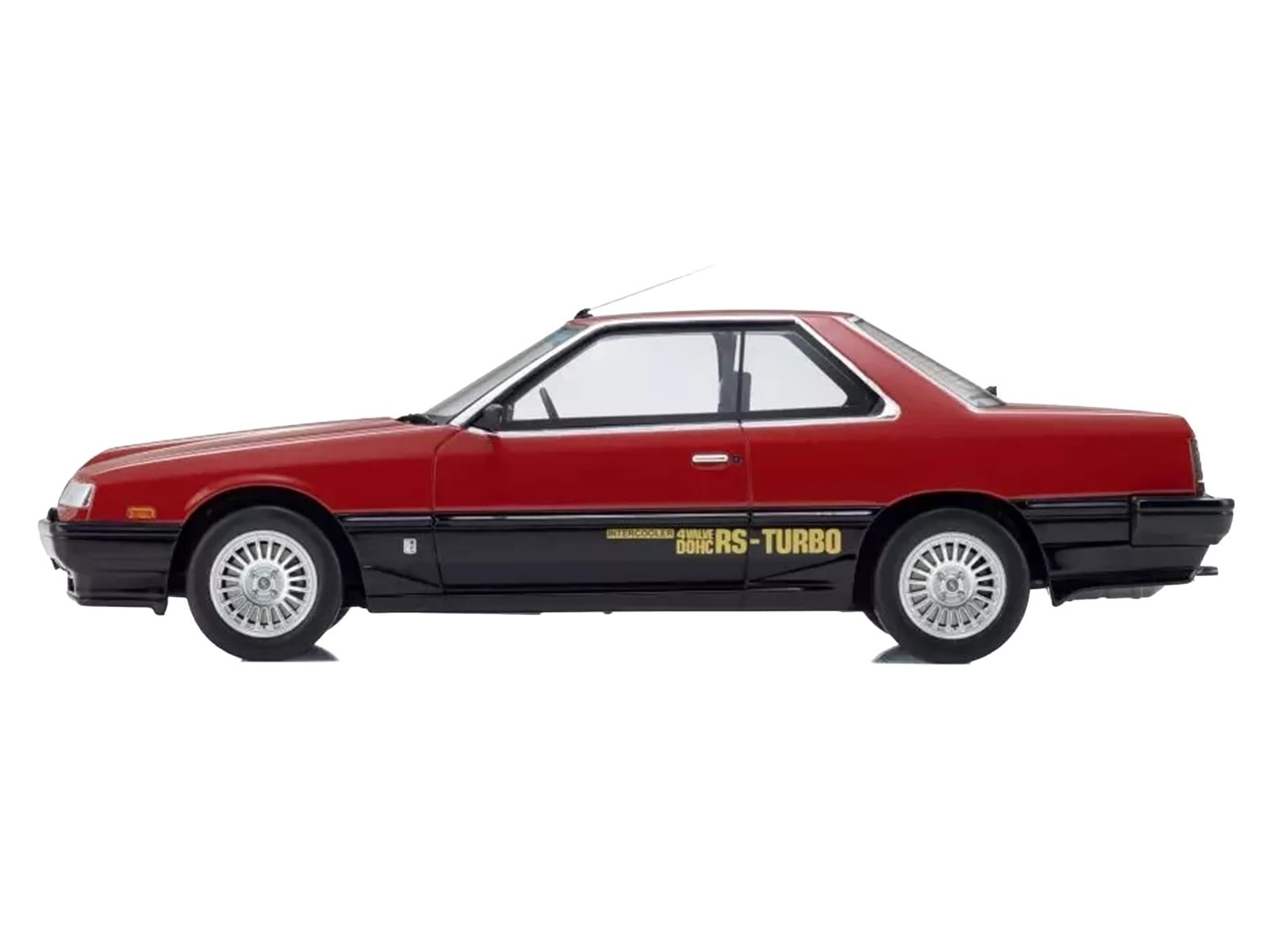 Nissan Skyline 2000 Turbo Intercooler RS-X RHD (Right Hand Drive) Red and Black 1/18 Model Car by Kyosho - Image 3