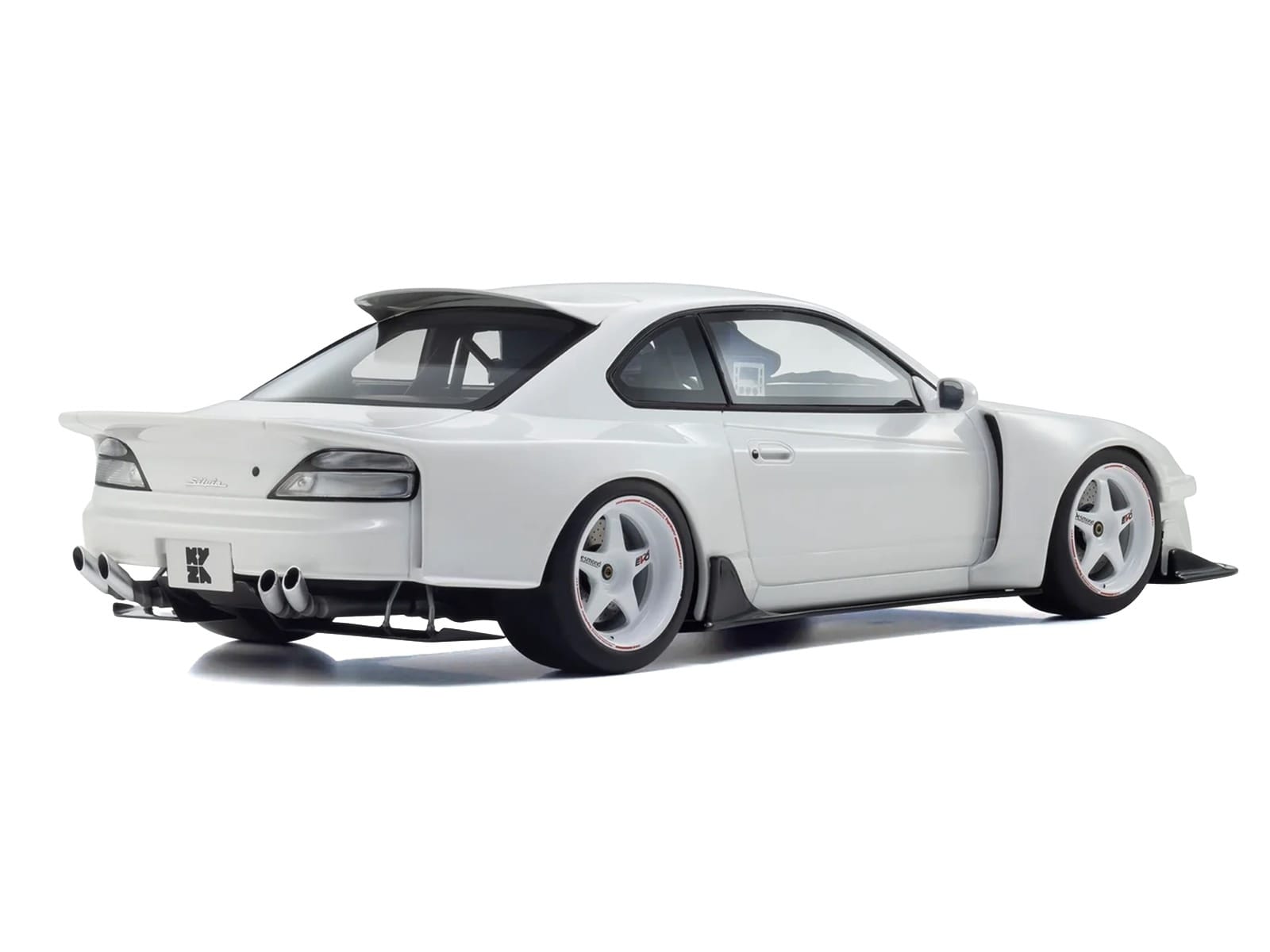 Nissan Silvia (S15) "Khyzyl Saleem" White 1/18 Model Car by Kyosho - Image 4