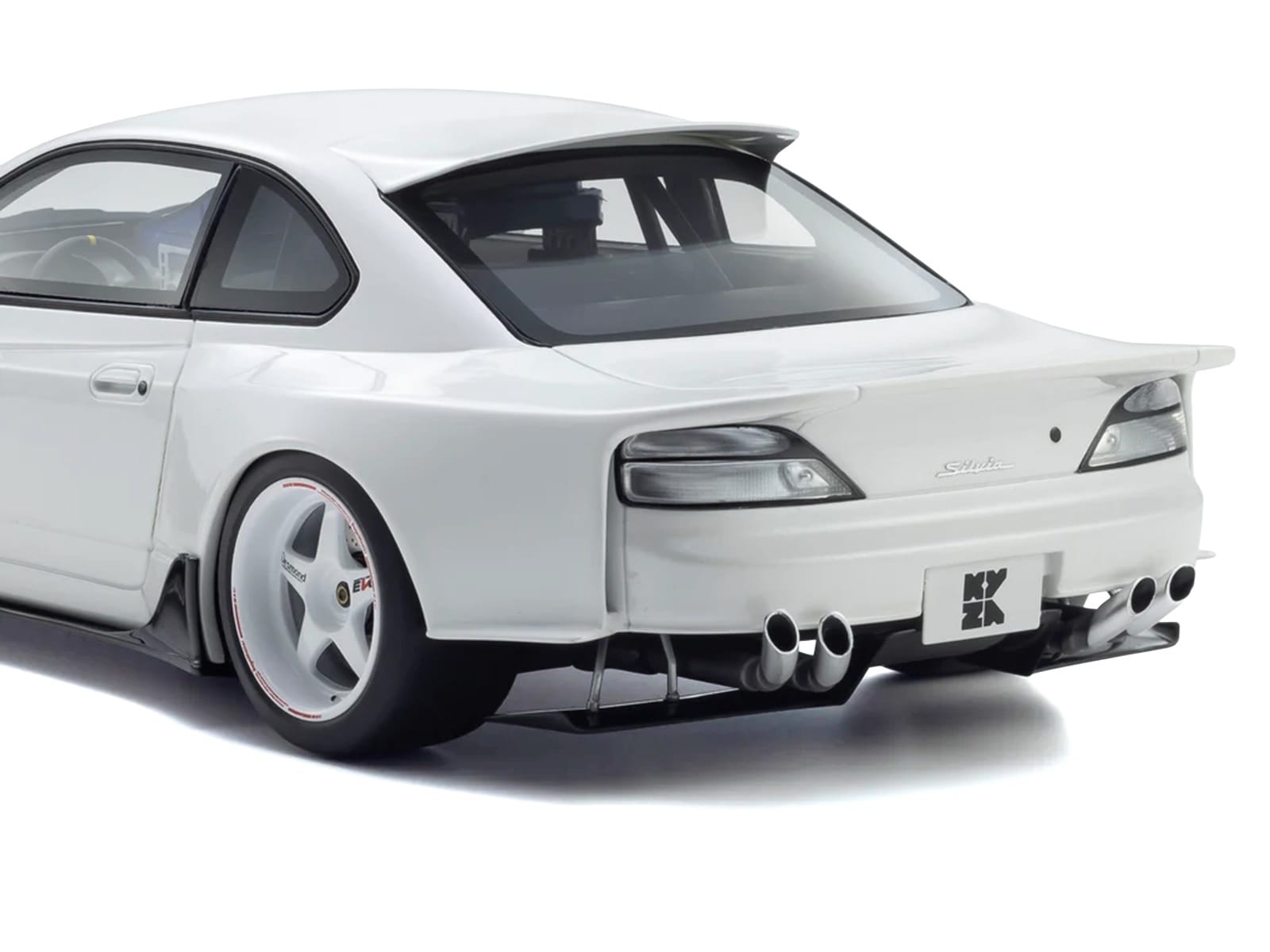 Nissan Silvia (S15) "Khyzyl Saleem" White 1/18 Model Car by Kyosho - Image 5