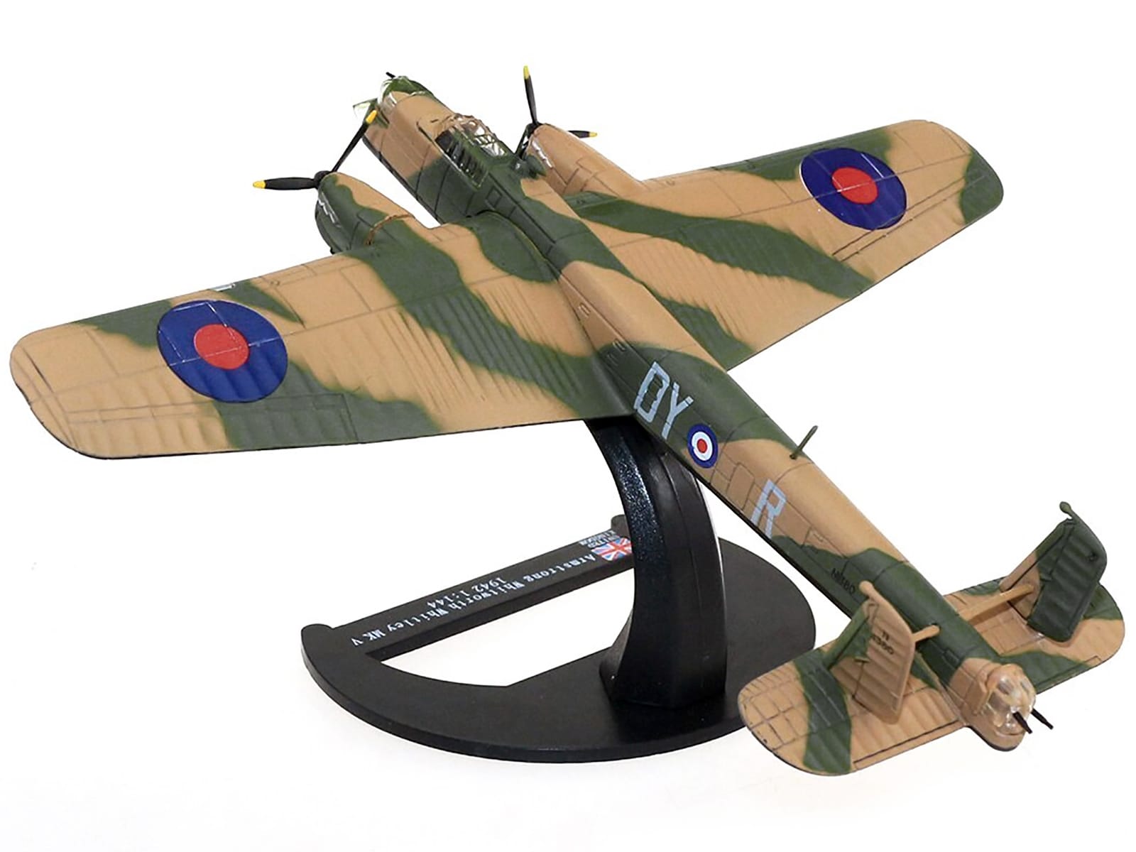 Armstrong Whitworth Whitley Mk.V Bomber Aircraft "No. 102 Squadron RAF Driffield" Royal Air Force (1940) "Planes of World War II" Series 1/144 Diecast Model Airplane by Luppa - Image 4