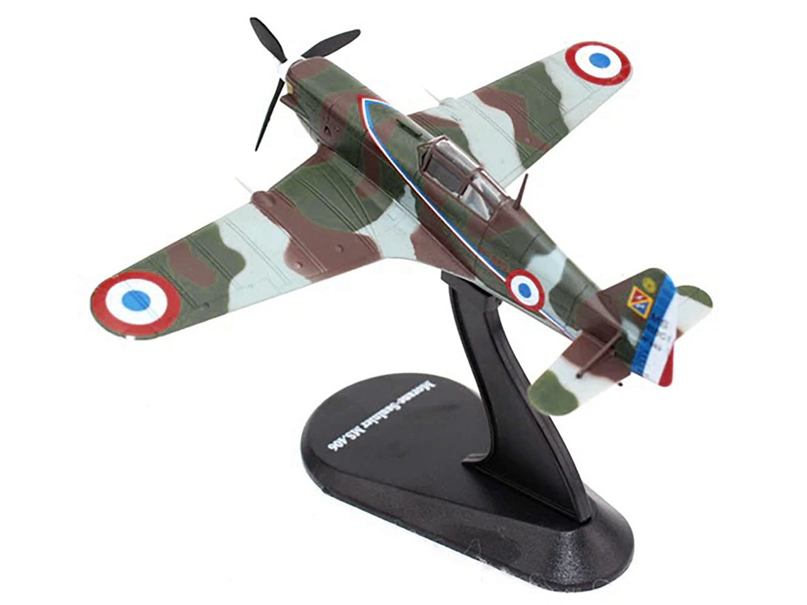 Morane-Saulnier MS.406 Fighter Aircraft "3/4 Escadrille GC II/3" Armee de l'Air (French Air Force) (1940) "Planes of World War II" Series 1/72 Diecast Model Airplane by Luppa - Image 2