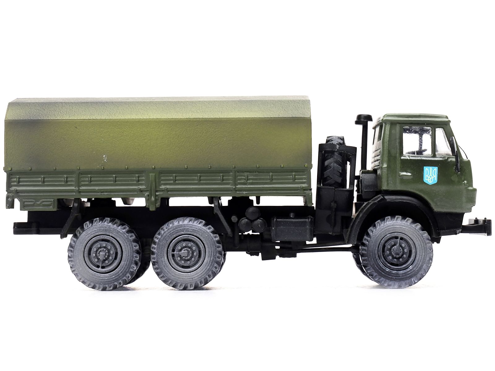 Kamaz 4310 Transport Truck Green (Weathered) “Ukrainian Ground Forces” 1/72 Diecast Model by Legion