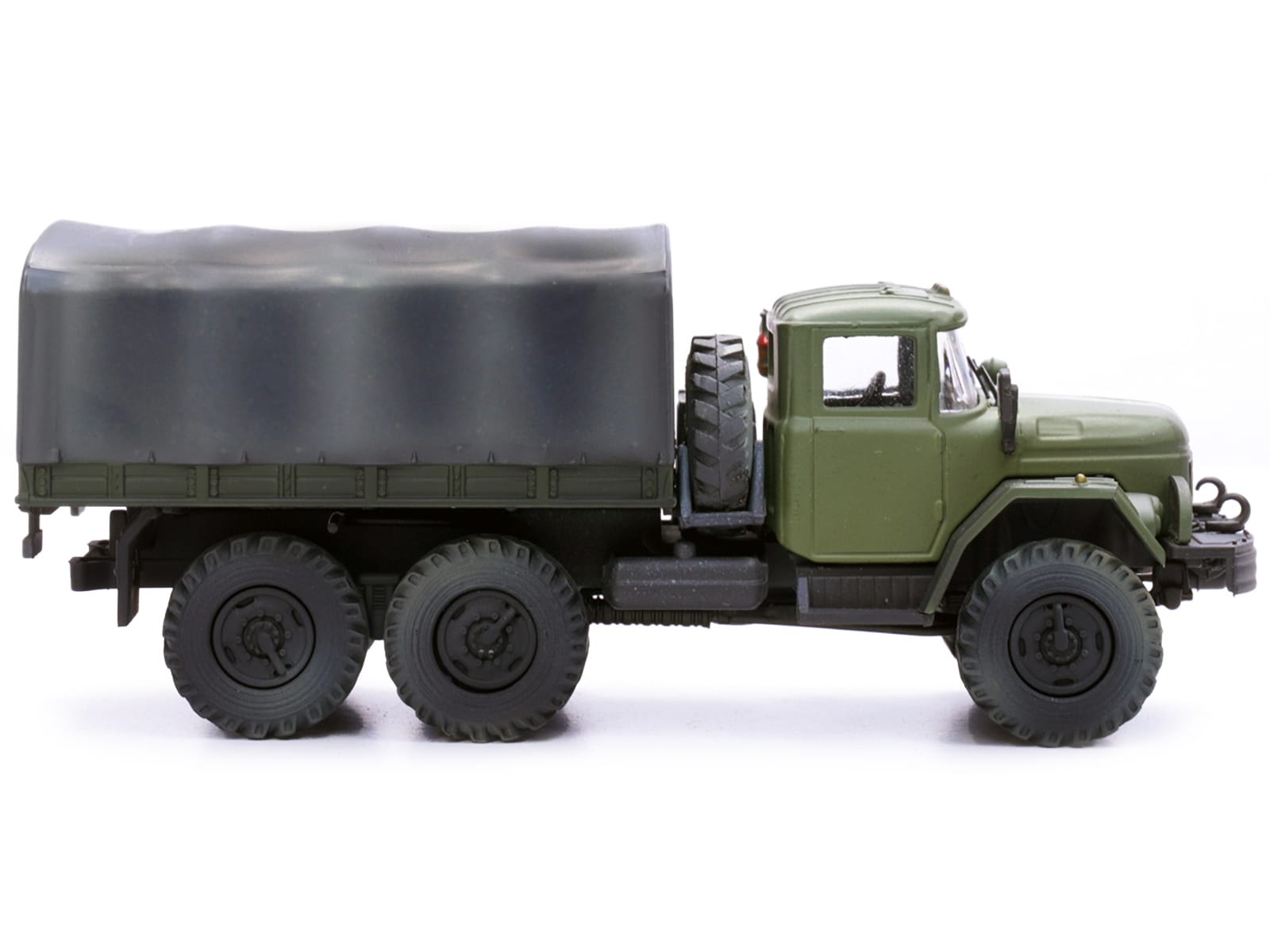 ZIL 131 Cargo Truck Green with White Stripes "Ukrainian Ground Forces" 1/72 Diecast Model by Legion - Image 3