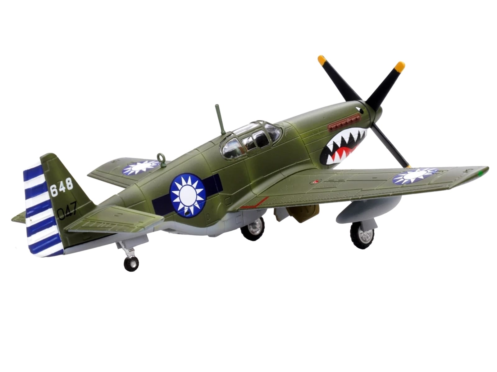 North American P-51C Mustang Aircraft "648 No.32 Squadron" (1945) Chinese Air Force 1/72 Diecast Model Airplane by Legion - Image 3