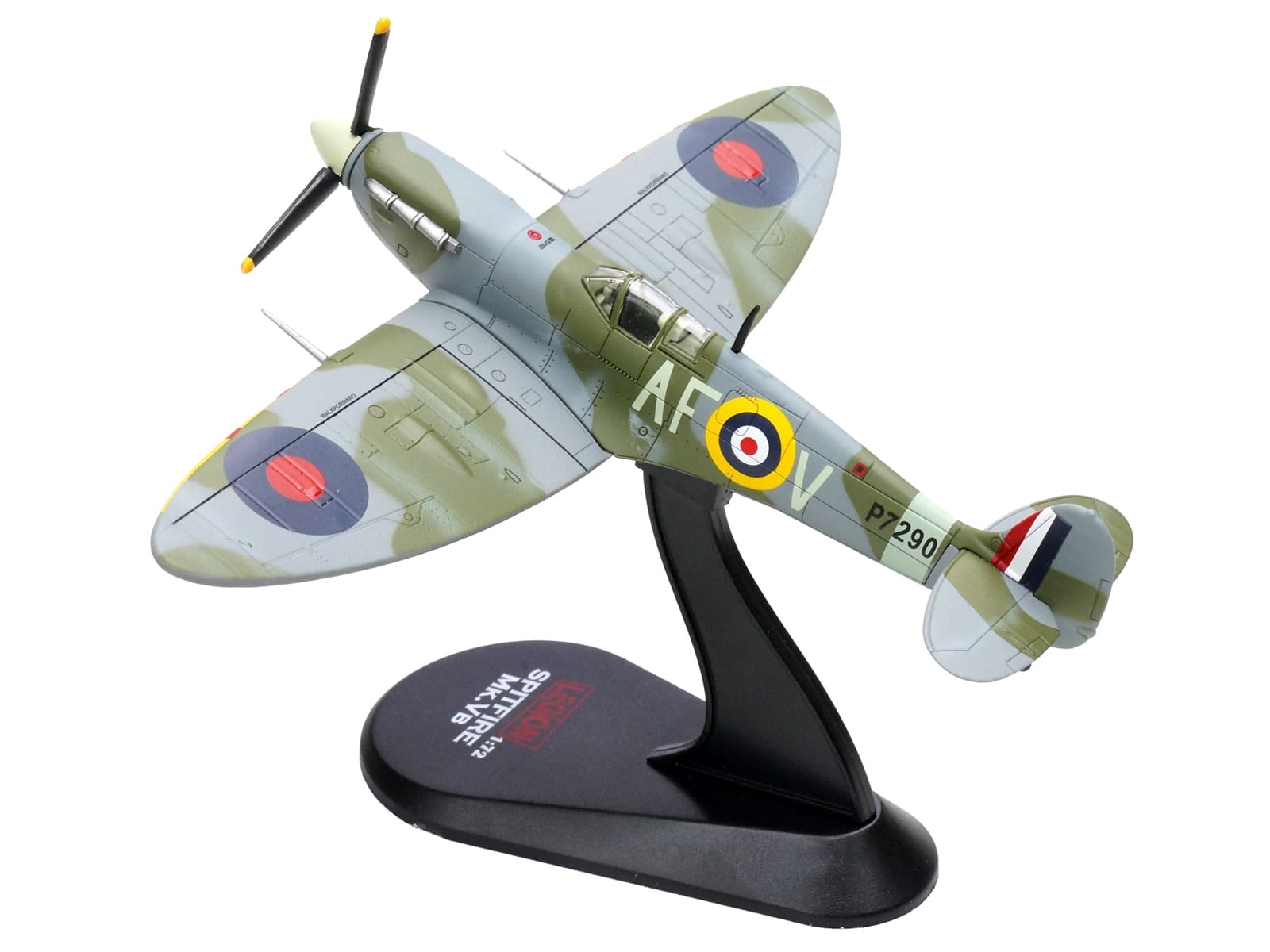 Supermarine Spitfire Mk IIa Fighter Aircraft "P7290 Air Fighting Development Unit RAF Duxford" (1942) Royal Air Force 1/72 Diecast Model by Legion - Image 5