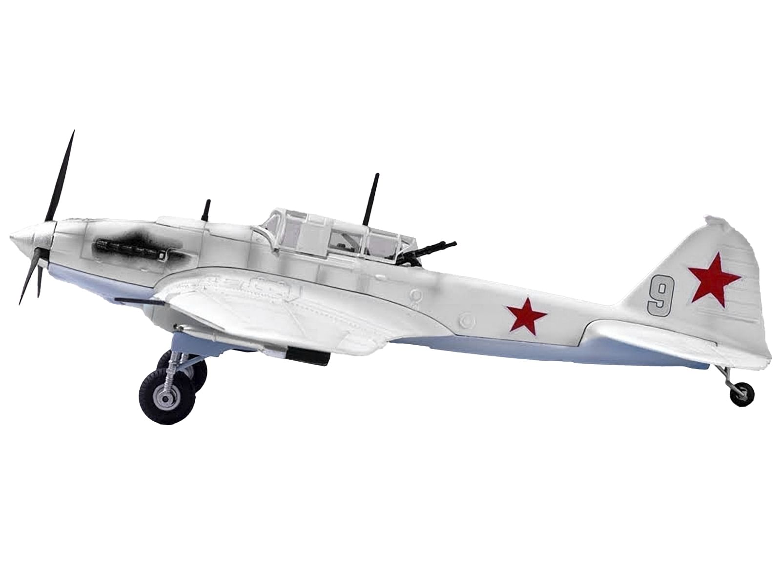 Ilyushin IL-2 Shturmovik Aircraft White “3rd Squadron 505th Air Assault Regiment 226th Air Assault Division Battle of Stalingrad” (1942) Soviet Air Force 1/72 Diecast Model Airplane by Legion