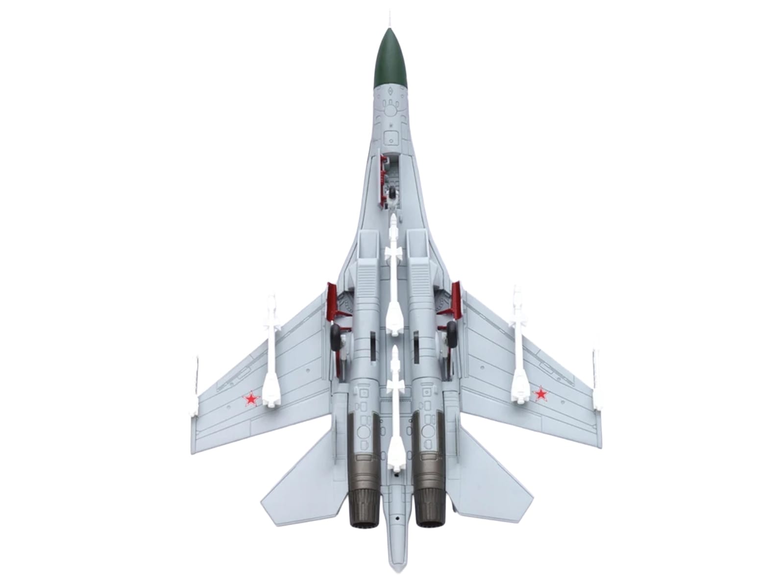 Sukhoi Su-27 Flanker-B Aircraft "Red 36 941st Fighter Aviation Regiment" (1987) Soviet Air Force 1/100 Diecast Model Airplane by Legion - Image 4