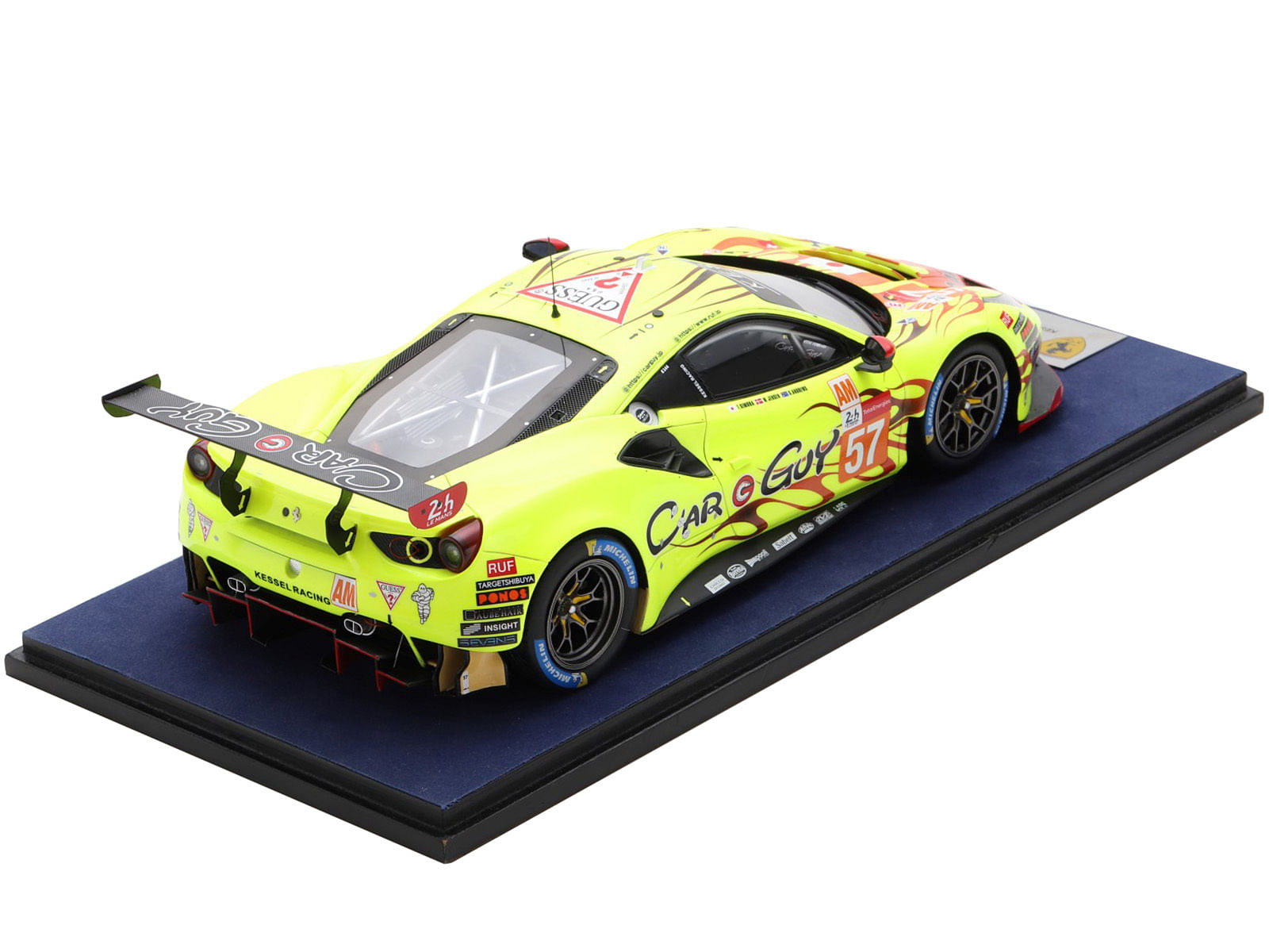 Ferrari 488 GTE #57 Scott Andrews – Mikkel Jensen – Takeshi Kimura LMGTE Am Class “Kessel Racing” 24 Hours of Le Mans (2021) 1/18 Model Car by LookSmart