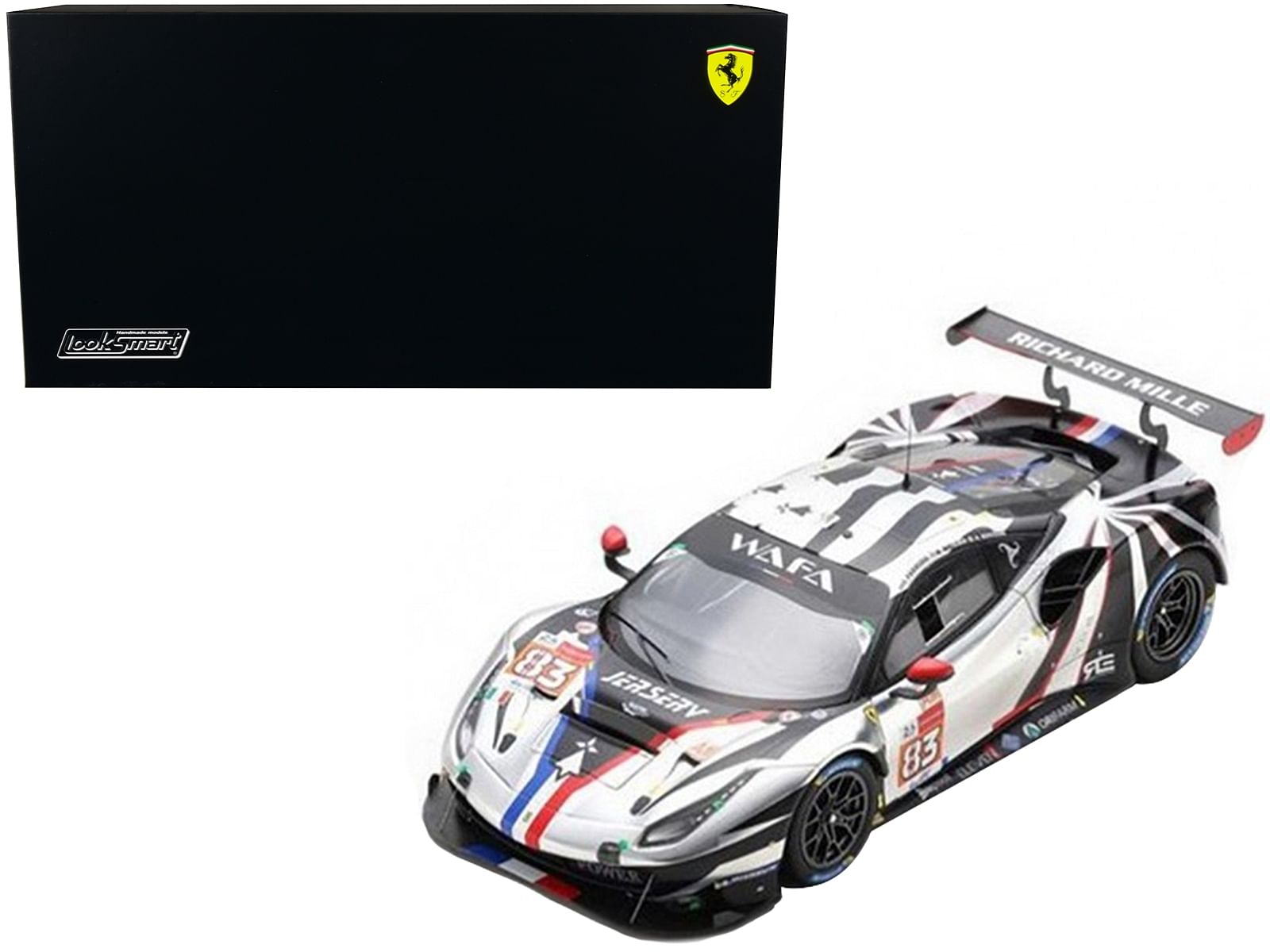 Ferrari 488 GTE #83 Nicklas Nielsen – Francois Perrodo – Alessio Rovera Winner LMGTE Am Class “AF Corse” 24 Hours of Le Mans (2021) 1/18 Model Car by LookSmart