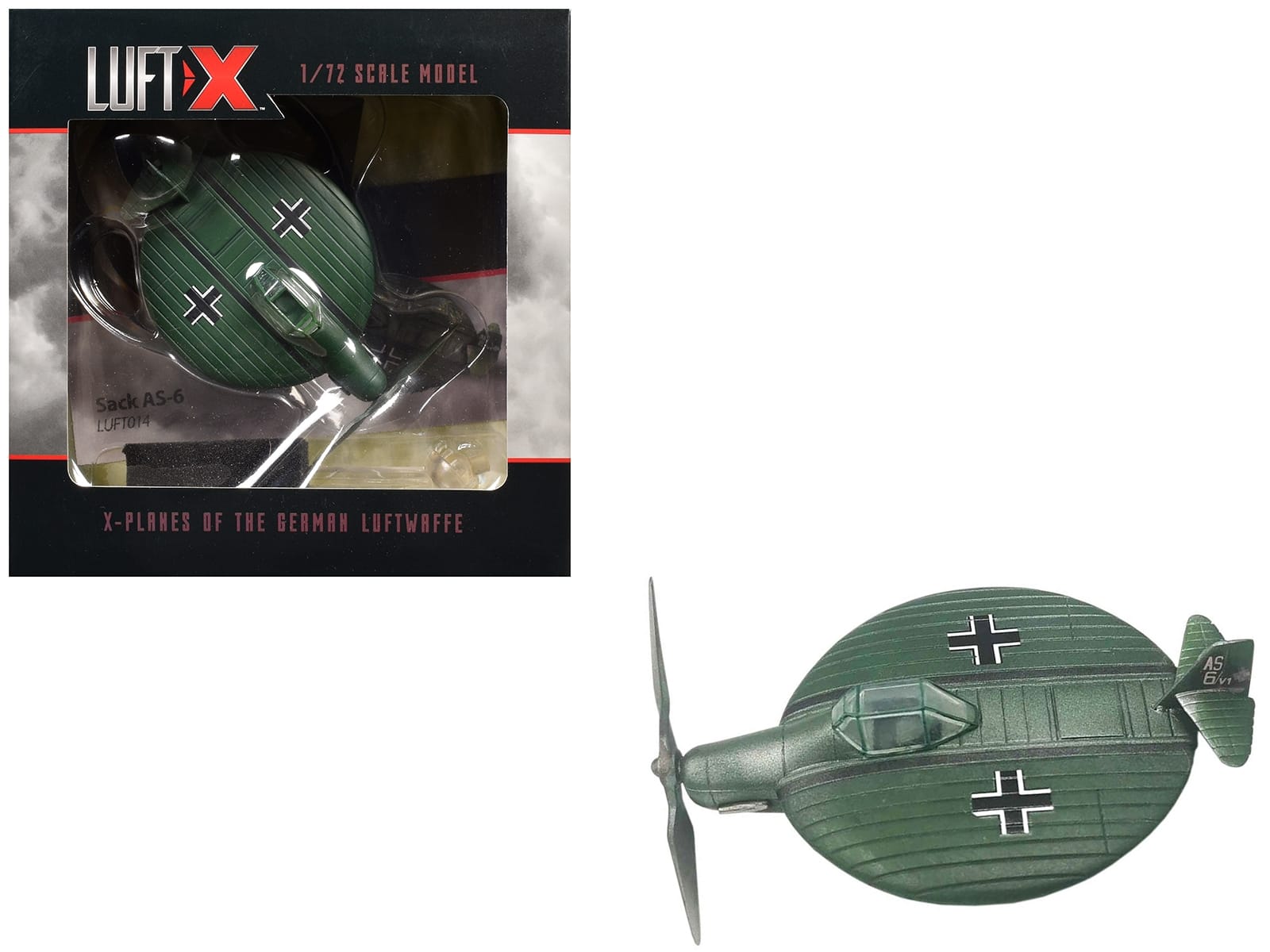 Sack AS-6 Aircraft Prototype "German Luftwaffe" 1/72 Model by Luft-X - Image 3