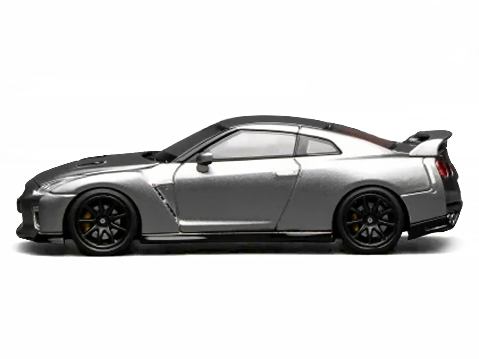 2020 Nissan GT-R (R35) Track Edition Engineered by NISMO RHD (Right Hand Drive) Dark Metal Gray Metallic "Senior 64" Series 1/64 Diecast Model Car by MotorHelix - Image 3