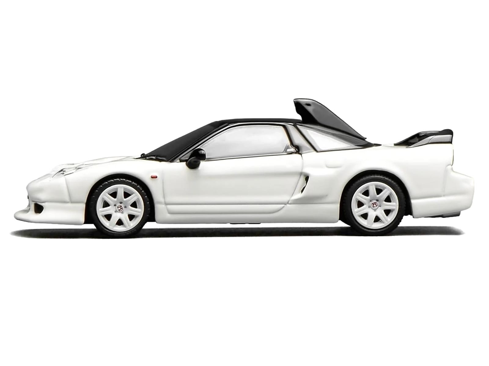 Honda NSX-R GT RHD (Right Hand Drive) Championship White with Black Top "Intern 64" Series 1/64 Diecast Model Car by MotorHelix - Image 2