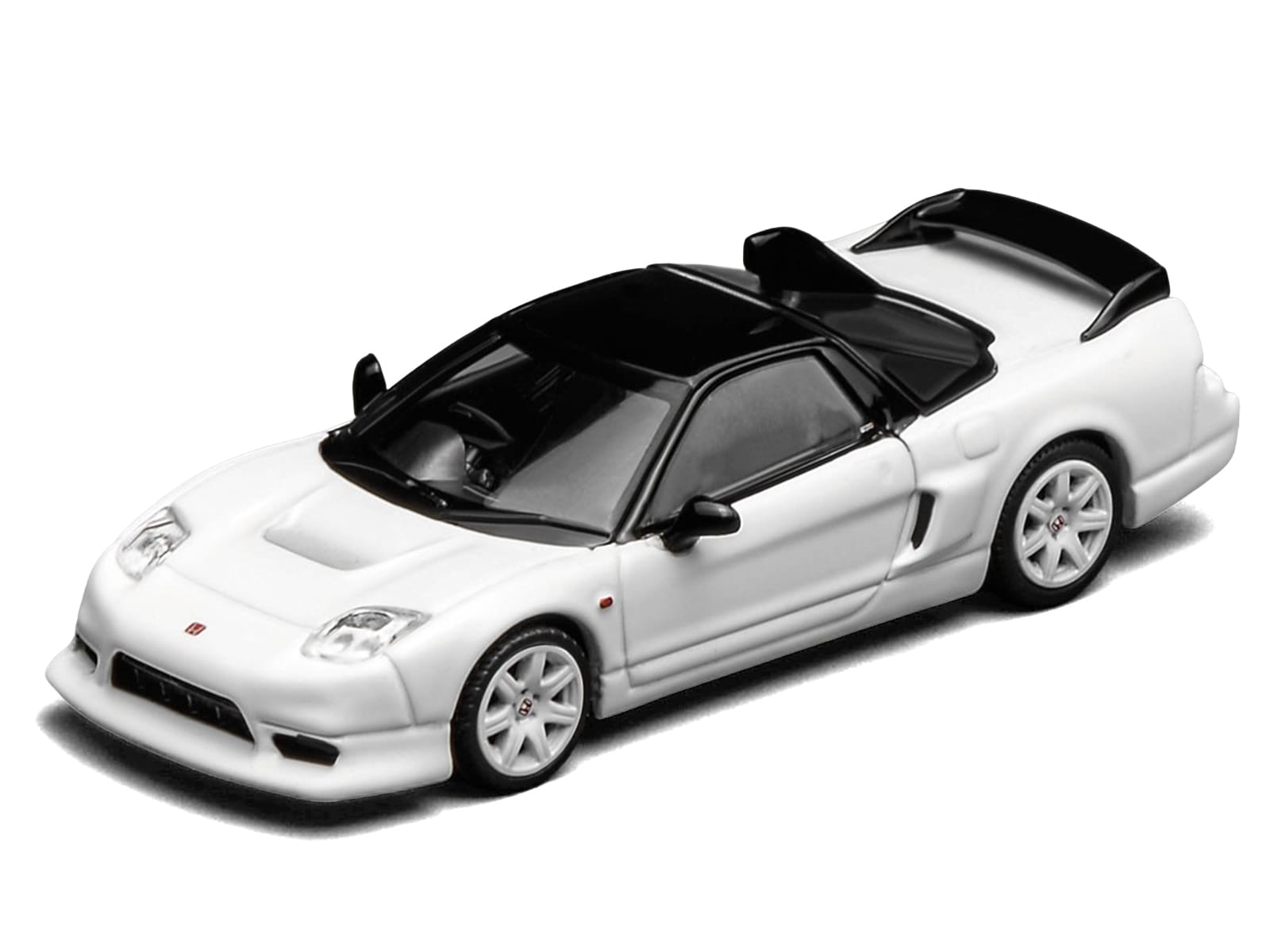 Honda NSX-R GT RHD (Right Hand Drive) Championship White with Black Top "Intern 64" Series 1/64 Diecast Model Car by MotorHelix - Image 4