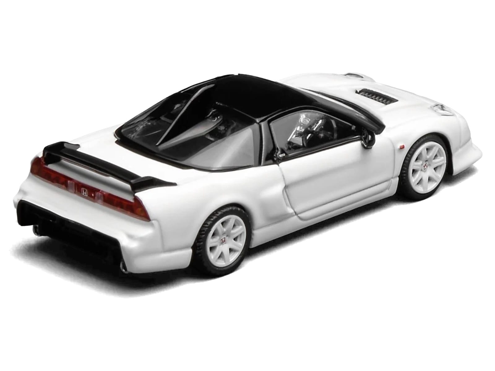 Honda NSX-R GT RHD (Right Hand Drive) Championship White with Black Top "Intern 64" Series 1/64 Diecast Model Car by MotorHelix - Image 5
