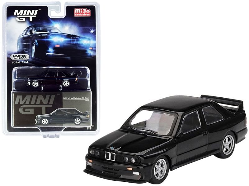 BMW M3 AC Schnitzer S3 Sport Black Limited Edition to 1800 pieces Worldwide 1/64 Diecast Model Car by True Scale Miniatures